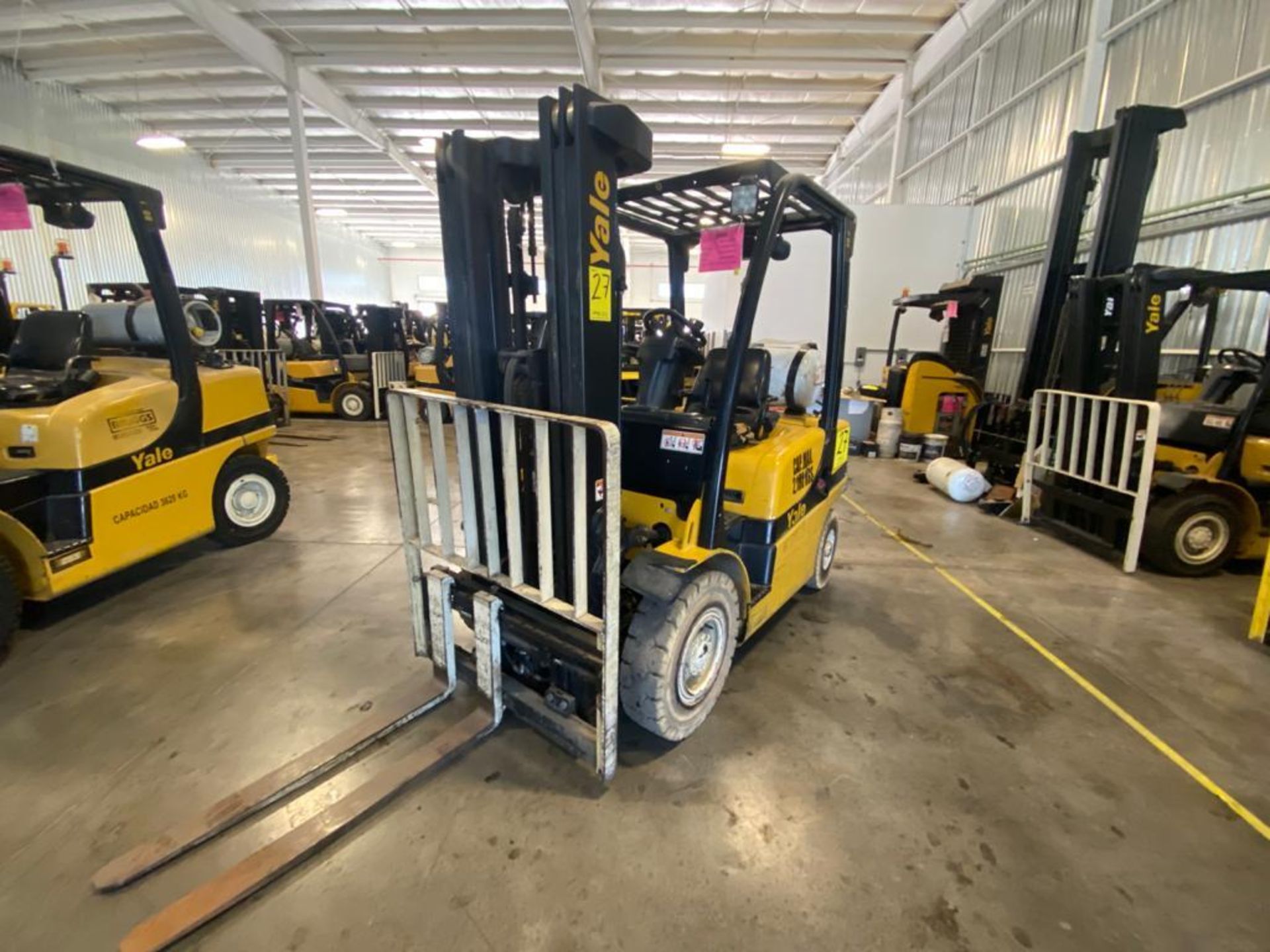 2014 YALE FORKLIFT, MODEL GP050VX, S/N B875V14865M - Image 11 of 26