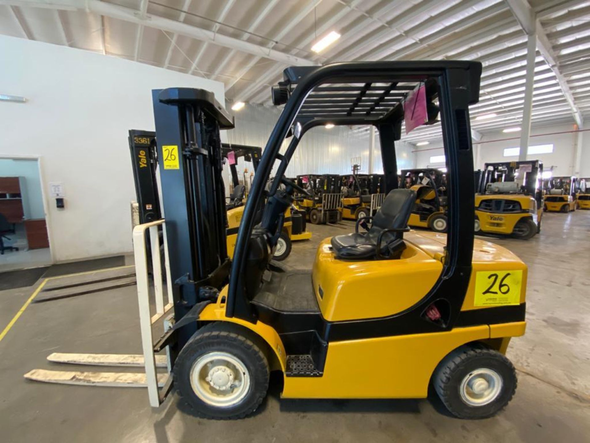 2013 YALE FORKLIFT, MODEL GP050VX, S/N B875V13403L - Image 3 of 23