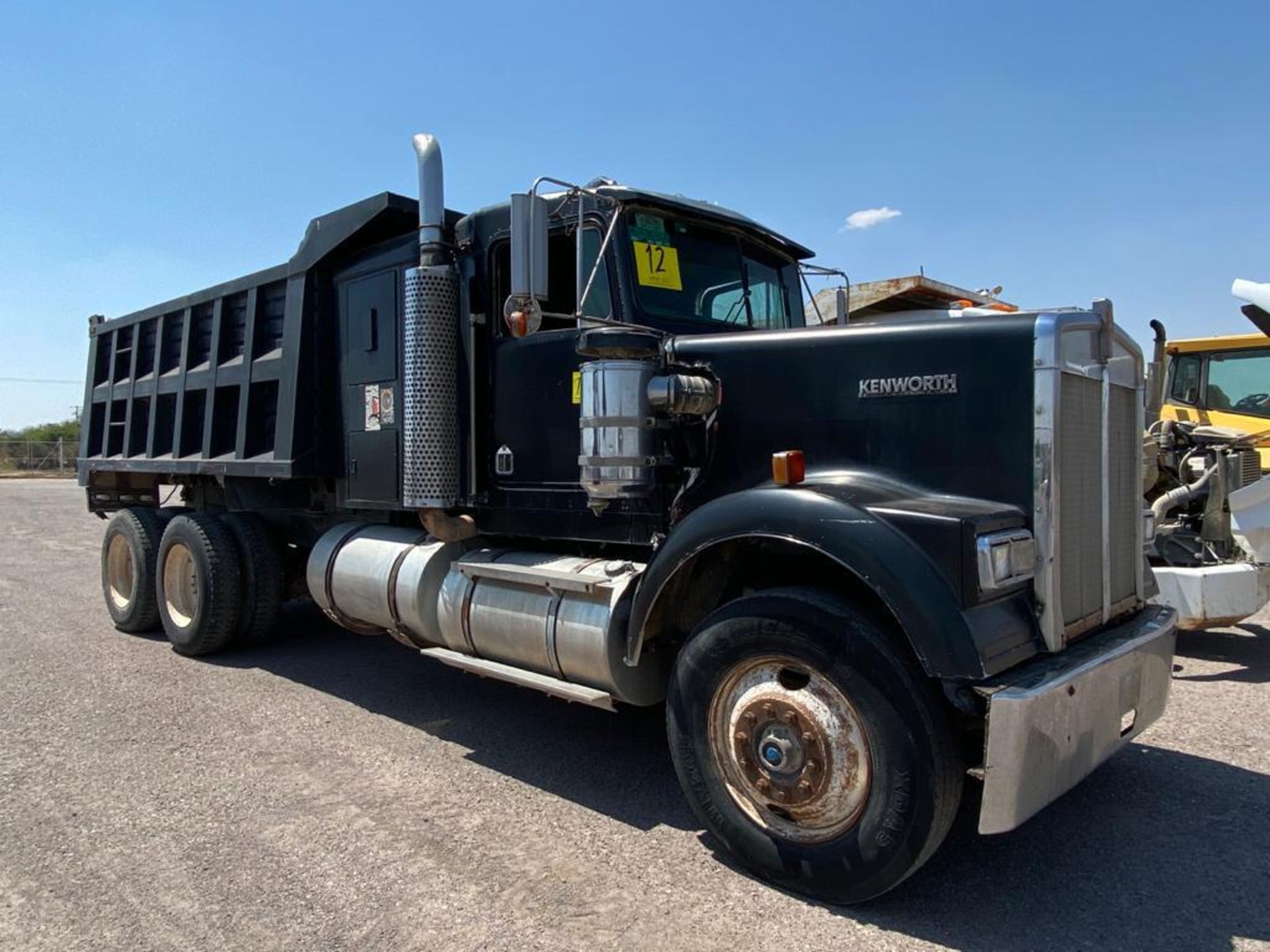 1982 Kenworth Dump Truck, standard transmission of 10 speeds, with Cummins motor