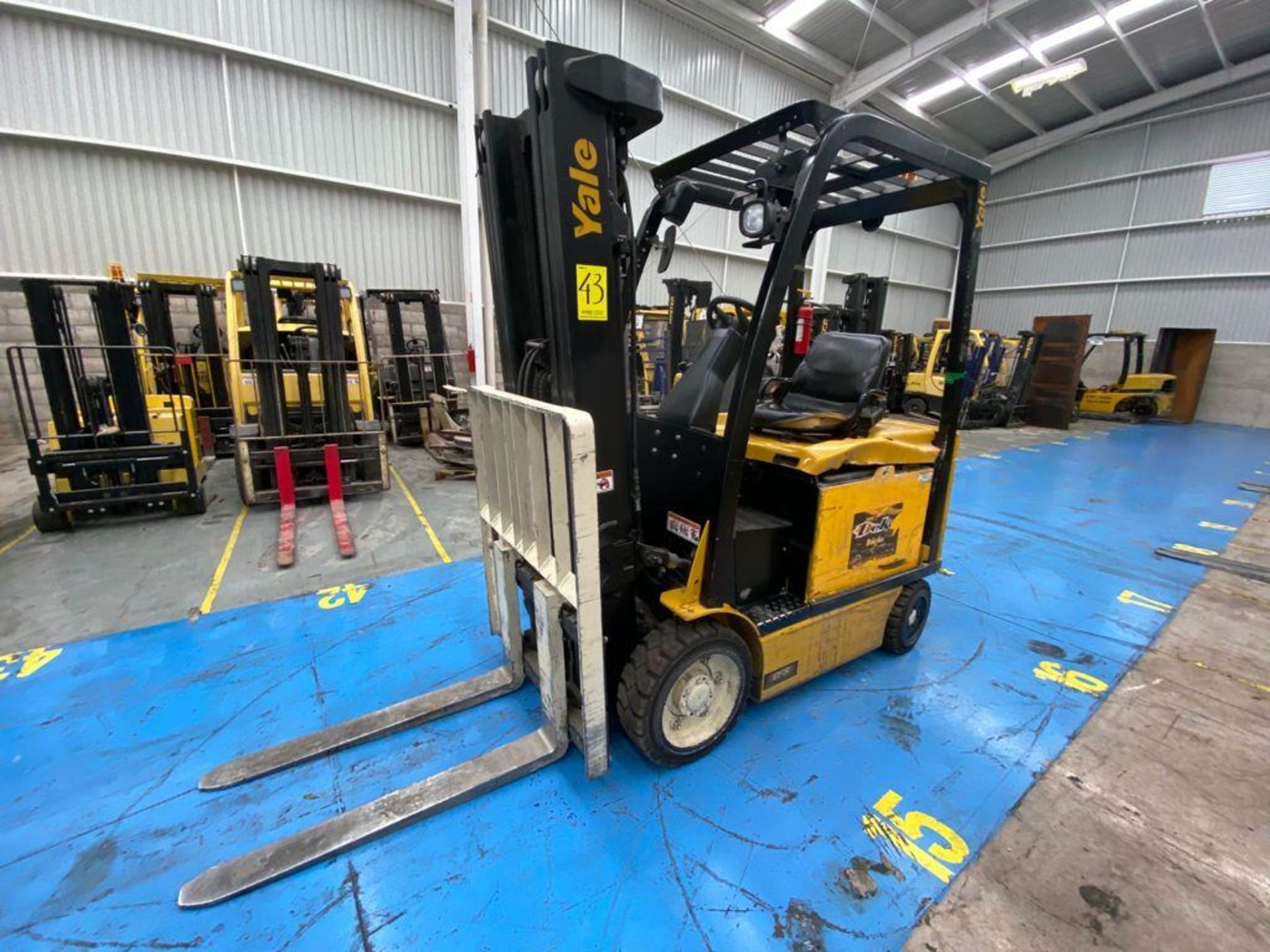 Yale Electric Forklift, Model ERC060VGN36TE088, S/N A968N17883R, Year 2017, 5800 lb capacity