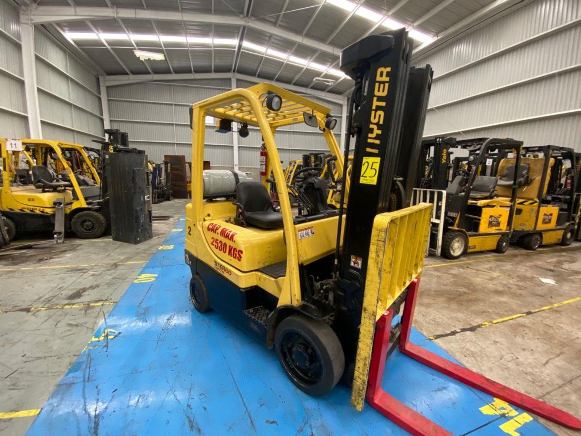 Hyster Forklift, Model S60FT, S/N H187V06608P, Year 2016, 5700 lb capacity - Image 6 of 42