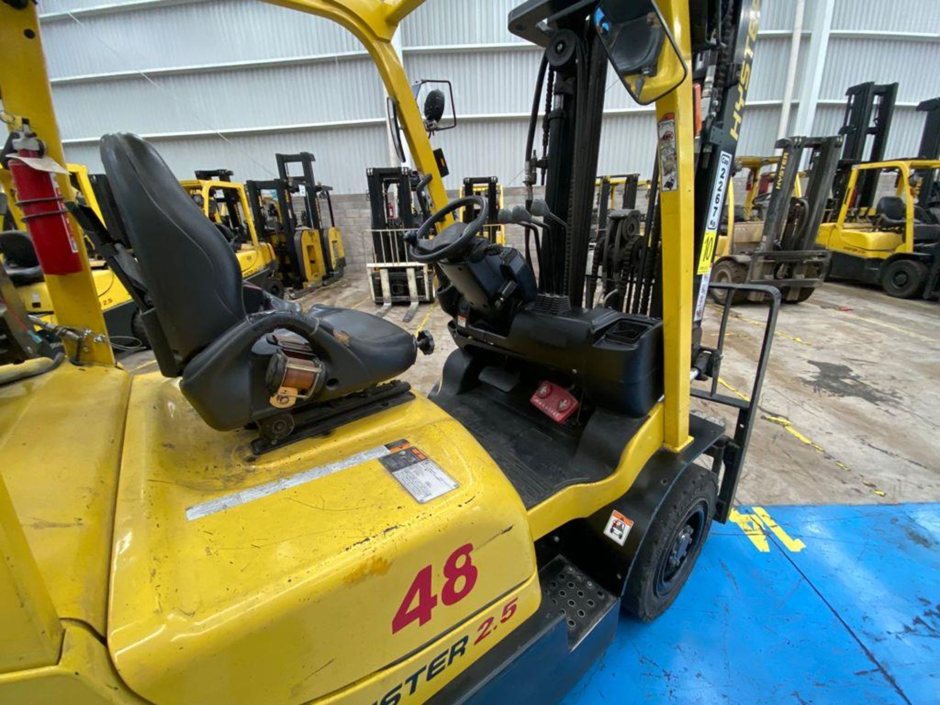 Hyster Forklift, Model H2.5XT, S/N D466R03287P, Year 2016, 5000 lb capacity - Image 25 of 48