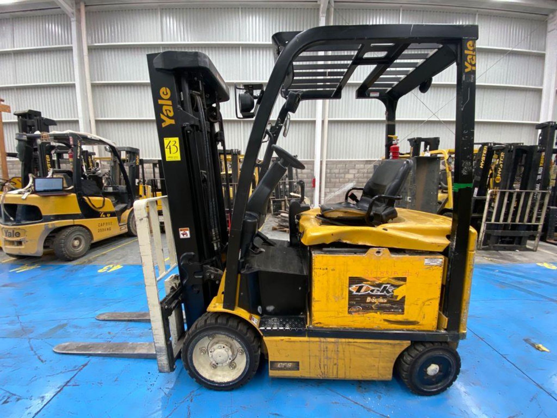 Yale Electric Forklift, Model ERC060VGN36TE088, S/N A968N17883R, Year 2017, 5800 lb capacity - Image 3 of 41