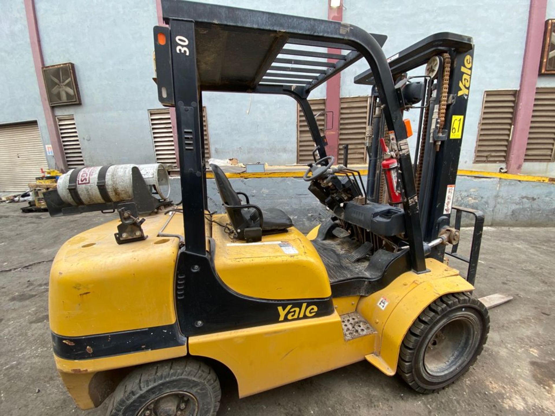 Yale Forklift, Model GLP30MX, S/N D871R01969P, Year 2016, 6000 lb capacity - Image 32 of 40