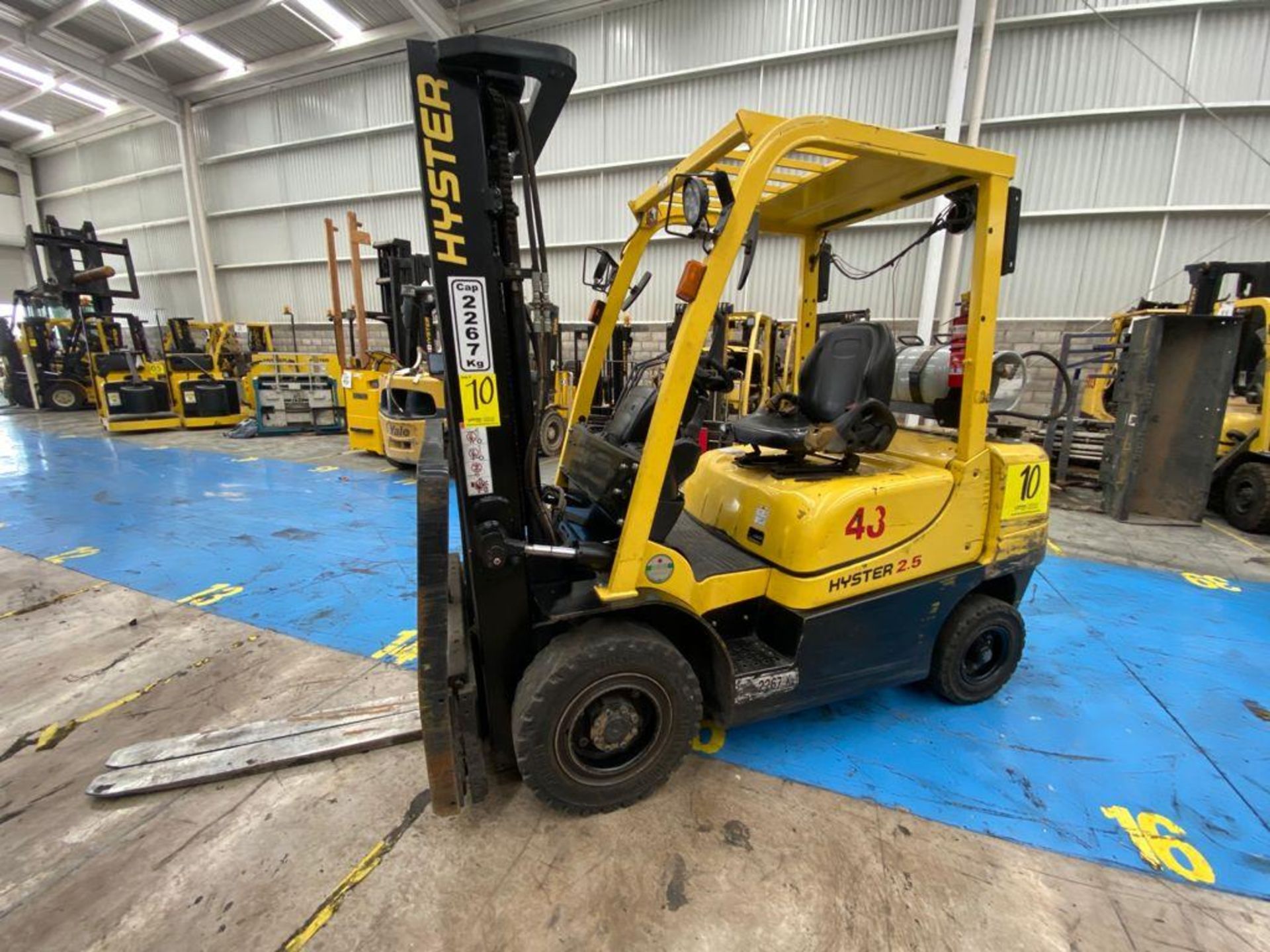 Hyster Forklift, Model H2.5XT, S/N D466R03287P, Year 2016, 5000 lb capacity - Image 47 of 48