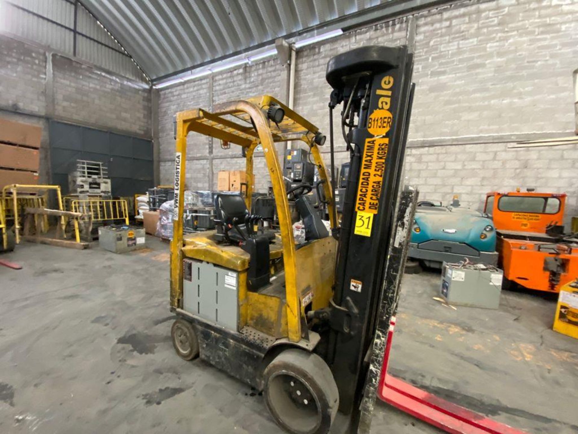 Hyster Electric Forklift, Model E50XN, S/N A268N20454P, Year 2016, 4750 lb capacity - Image 10 of 31