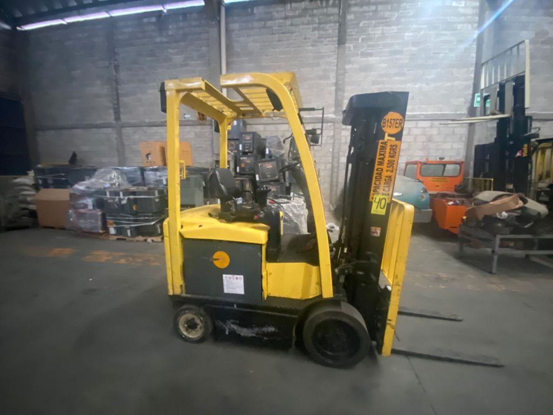 Hyster Electric Forklift, Model E50XN, S/N A268N20402P, Year 2016, 4700 lb capacity - Image 8 of 30