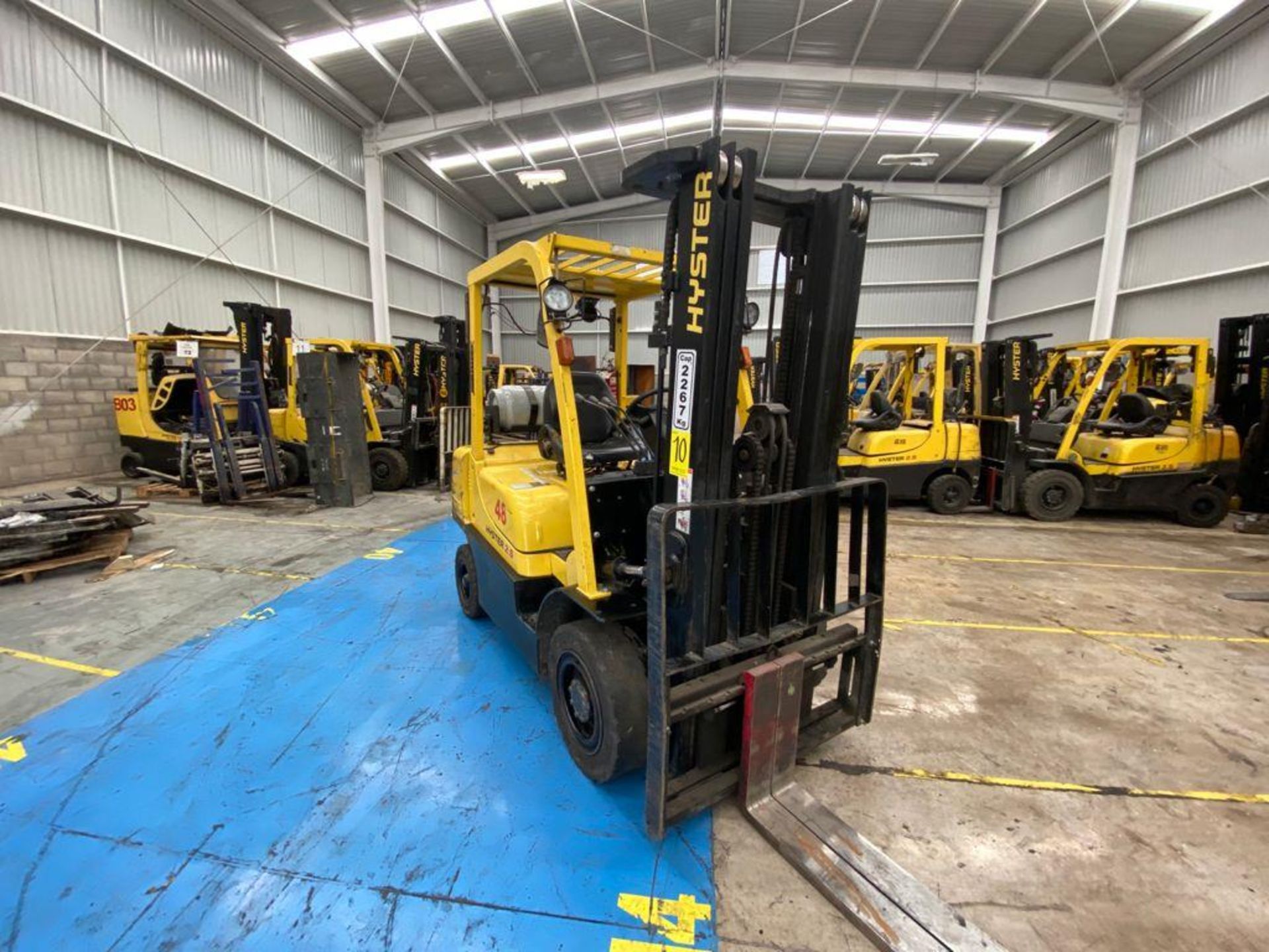 Hyster Forklift, Model H2.5XT, S/N D466R03287P, Year 2016, 5000 lb capacity - Image 4 of 48