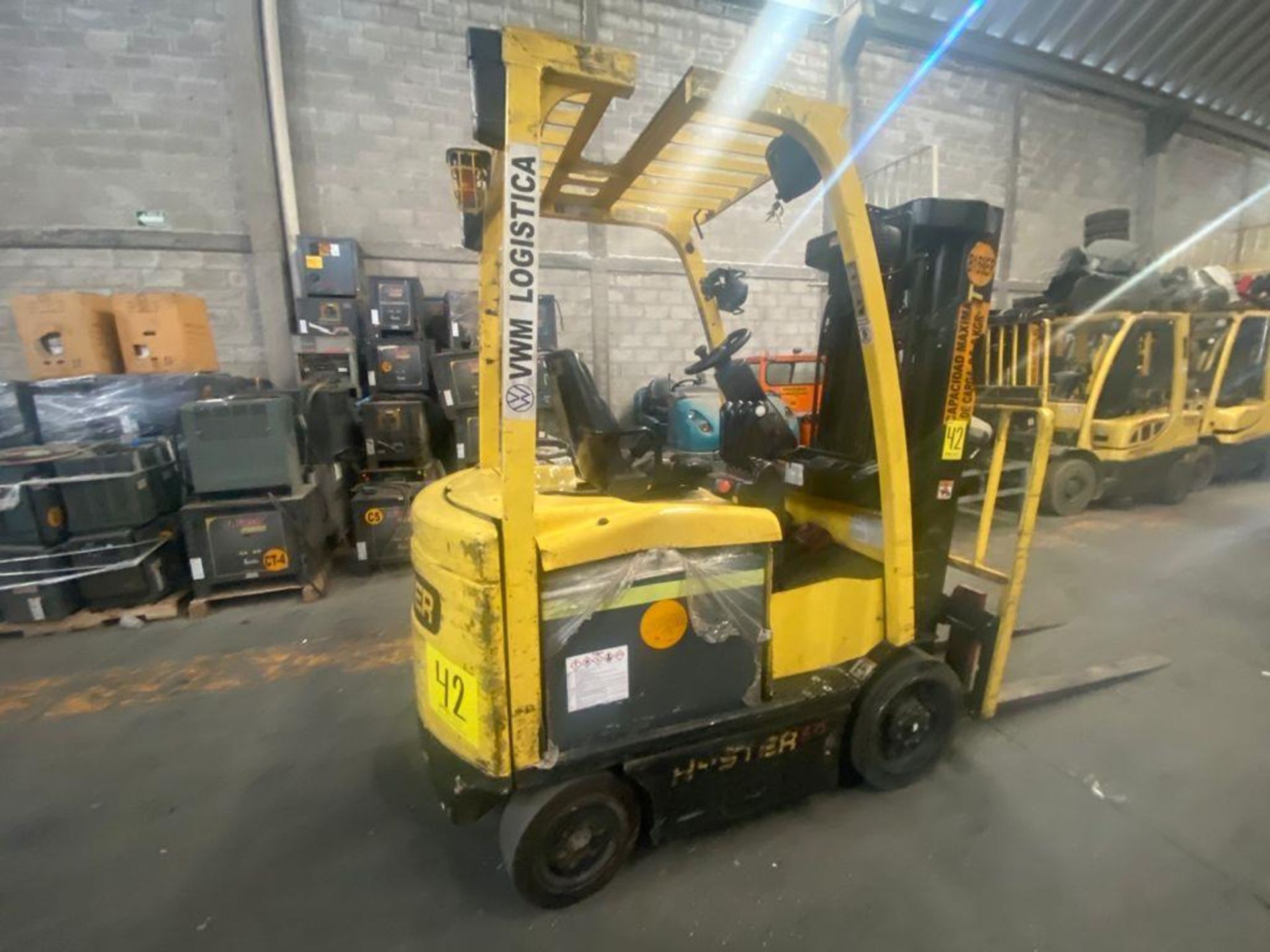 Hyster Electric Forklift, Model E50XN, S/N A268N20432P, Year 2016, 4700 lb capacity - Image 13 of 43