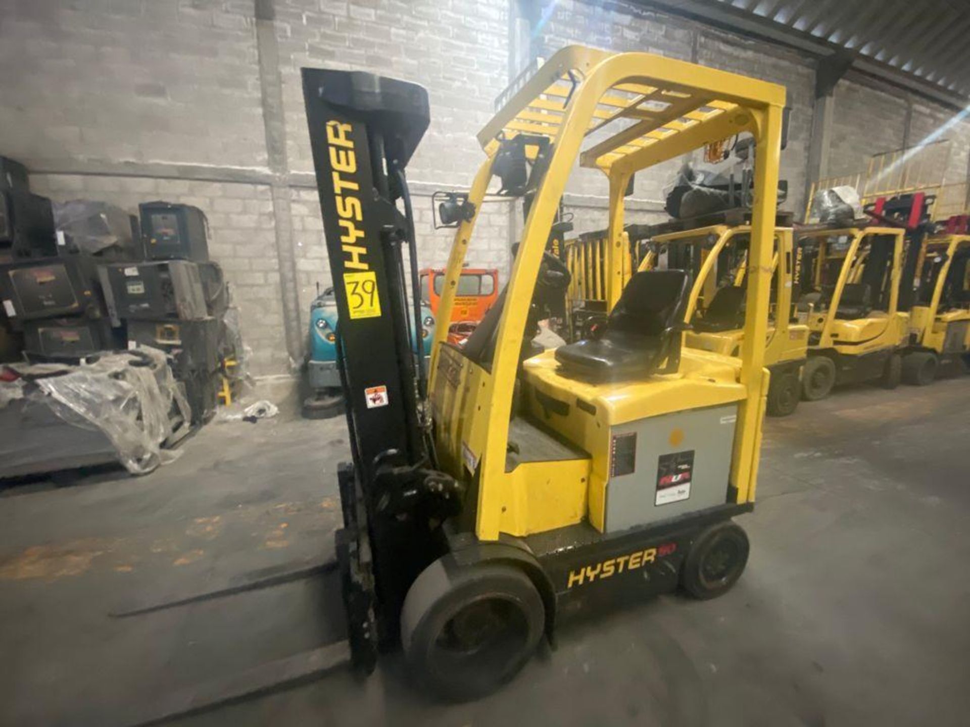 Hyster Electric Forklift, Model E50XN, S/N A268N20228P, Year 2016, 4700 lb capacity