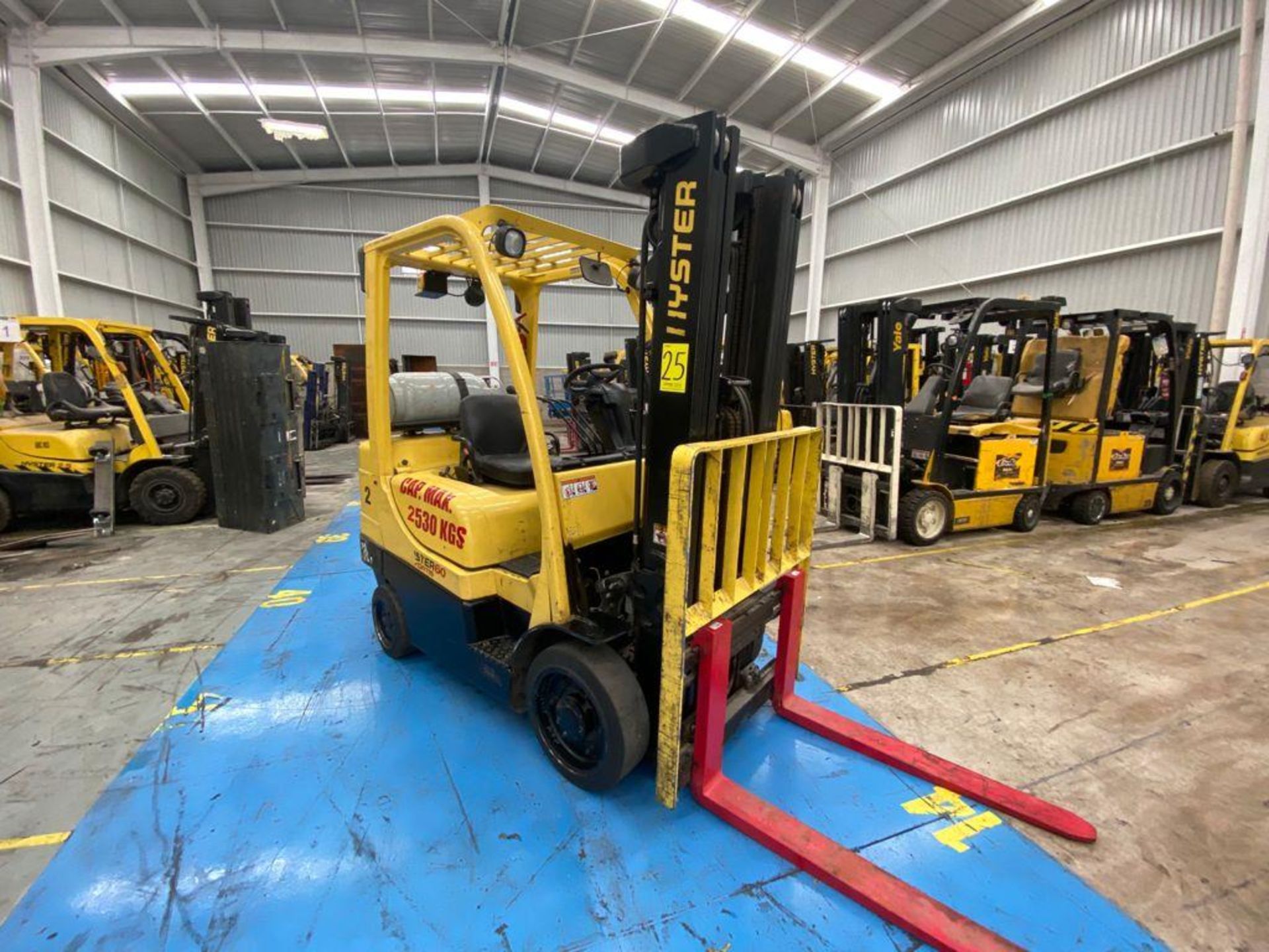 Hyster Forklift, Model S60FT, S/N H187V06608P, Year 2016, 5700 lb capacity - Image 5 of 42