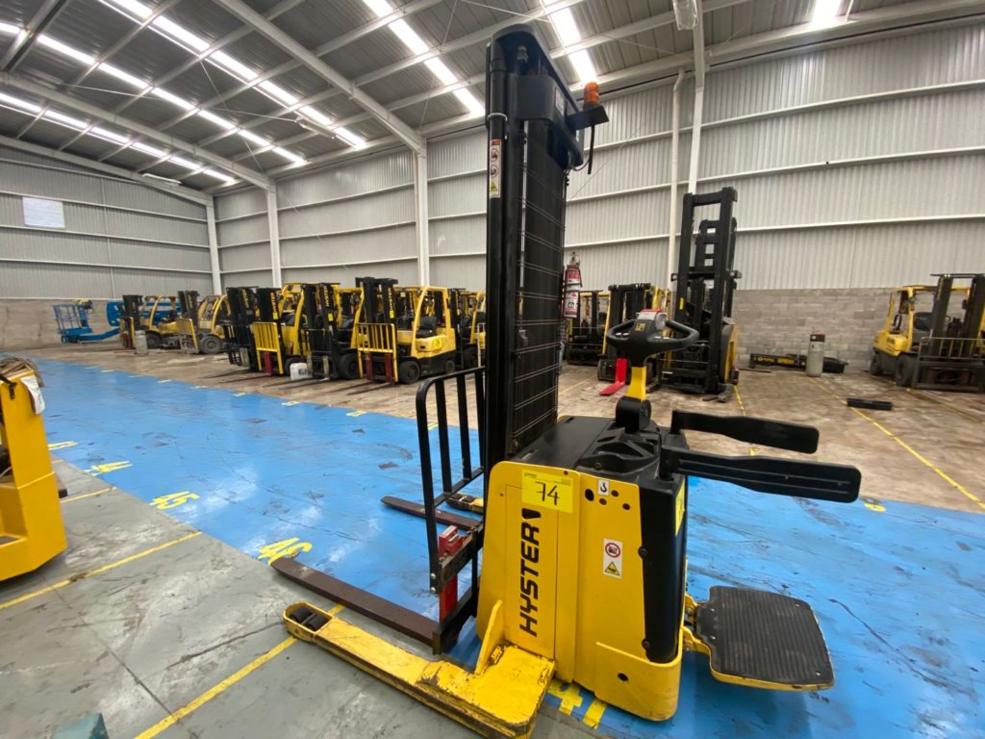 Hyster Electric Platform High Lift Stacker Model S1.5S, SN C442T03146R, Year 2017, 1.5 tons capacity - Image 10 of 34