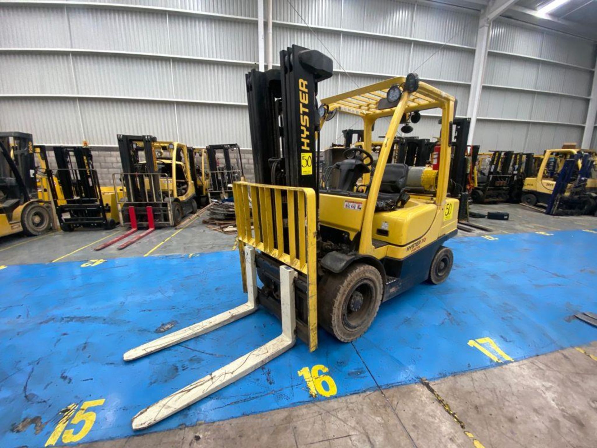 Hyster Forklift, Model H70FT, S/N P177V05815P, Year 2016, 6750 lb capacity - Image 16 of 40