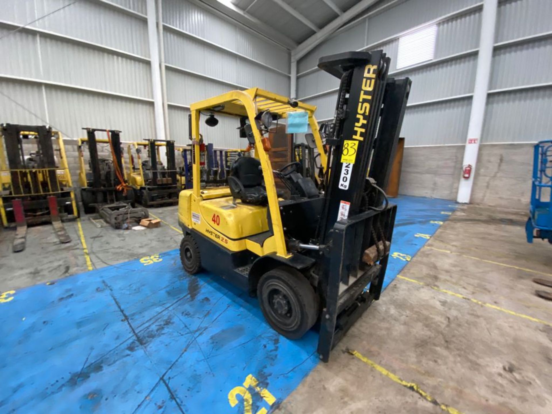 Hyster Forklift, Model H2.5XT, S/N D466R01902N, Year 2015, 5000 lb capacity - Image 8 of 44