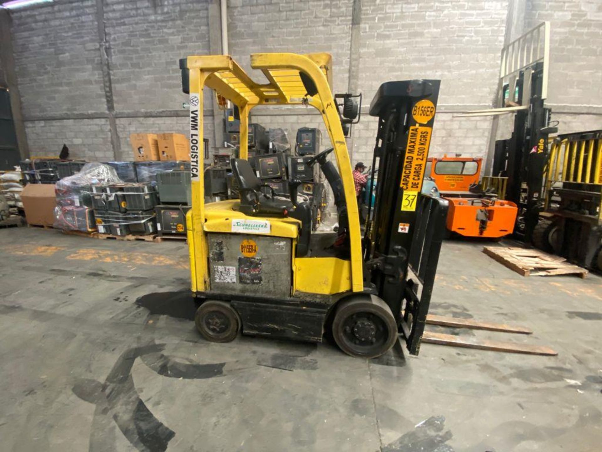 Hyster Electric Forklift, Model E50XN, S/N A268N20389P, Year 2016, 4700 lb capacity - Image 9 of 33