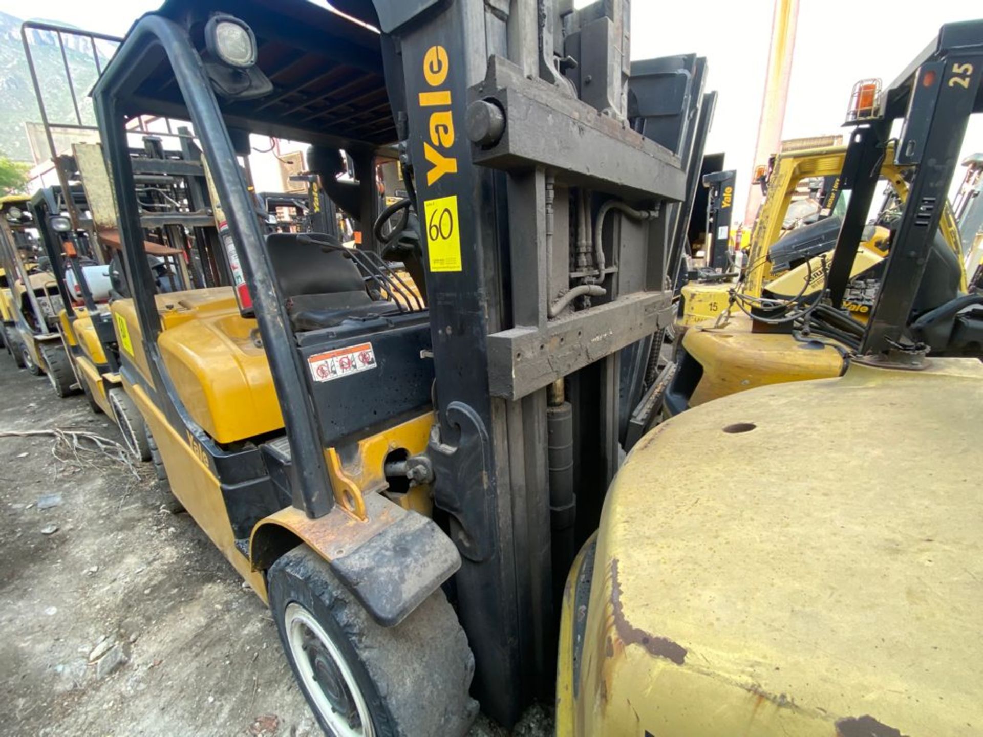 Yale Forklift, Model GDP120VXNHGE086, S/N K813V02007P, Year 2016, 11550 lb capacity - Image 4 of 39