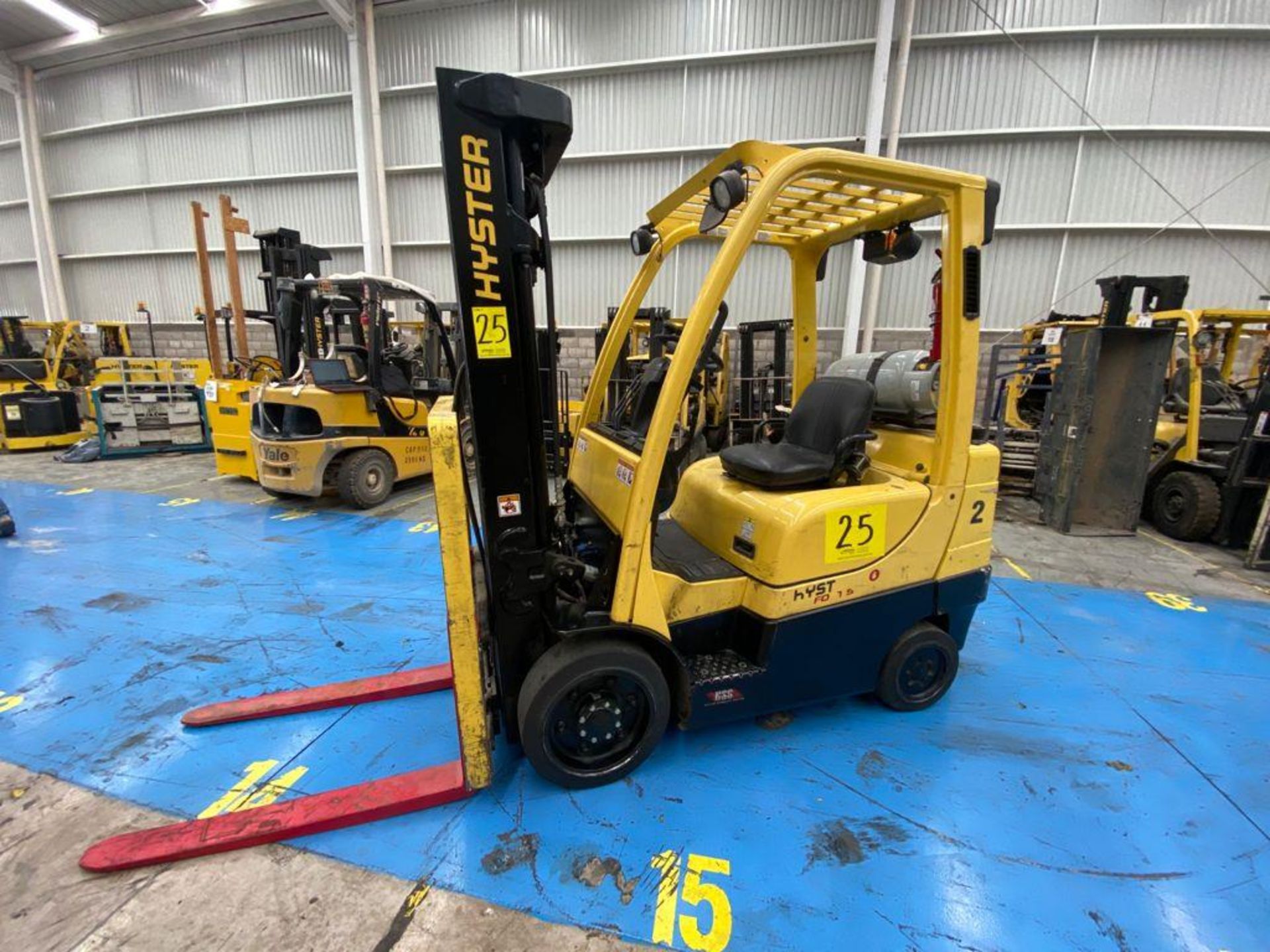 Hyster Forklift, Model S60FT, S/N H187V06608P, Year 2016, 5700 lb capacity - Image 19 of 42