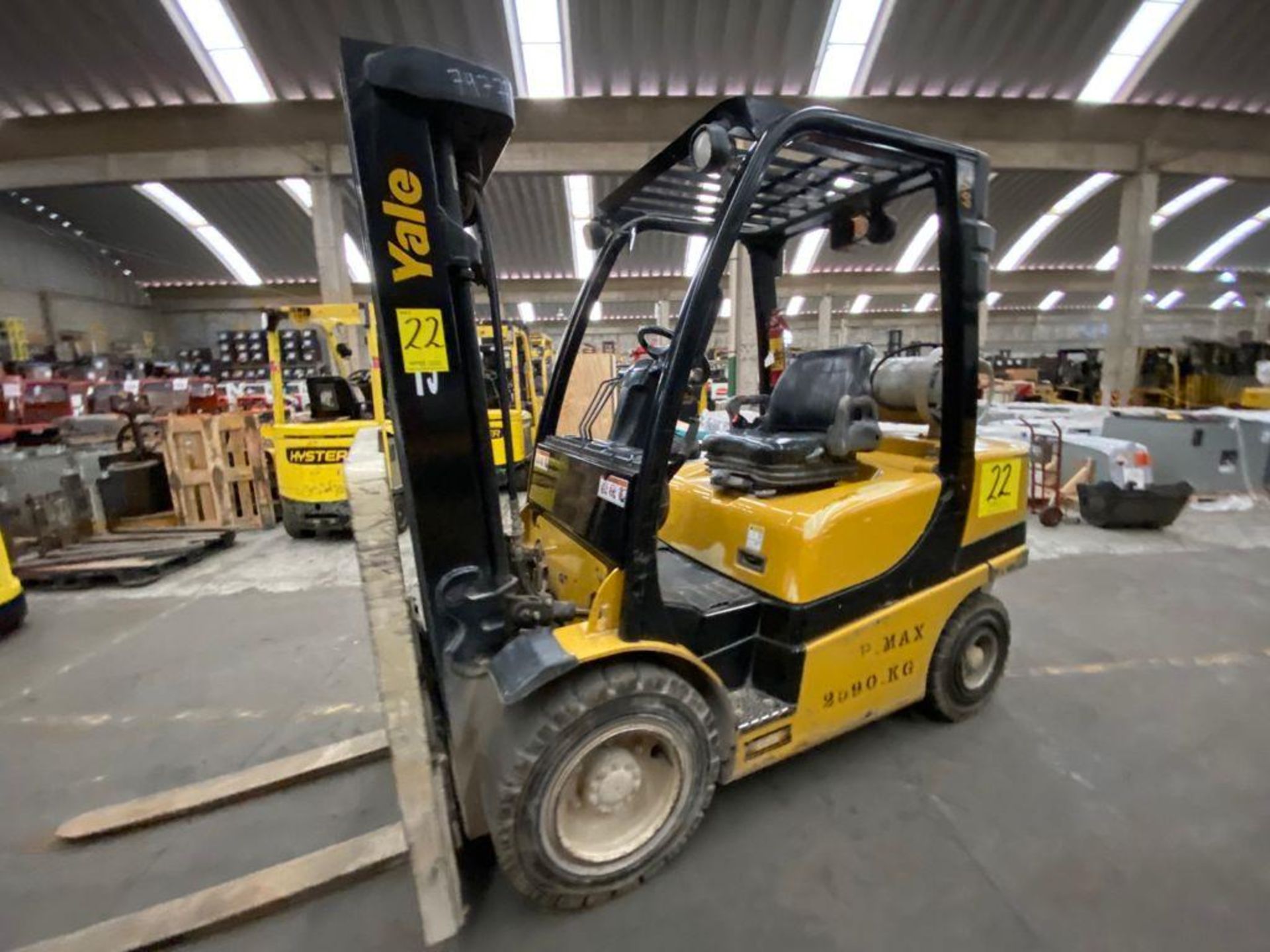 Yale Forklift, Model GLP060VXNDAE087, S/N D875V07977R, Year 2017, 5700 lb capacity - Image 2 of 39