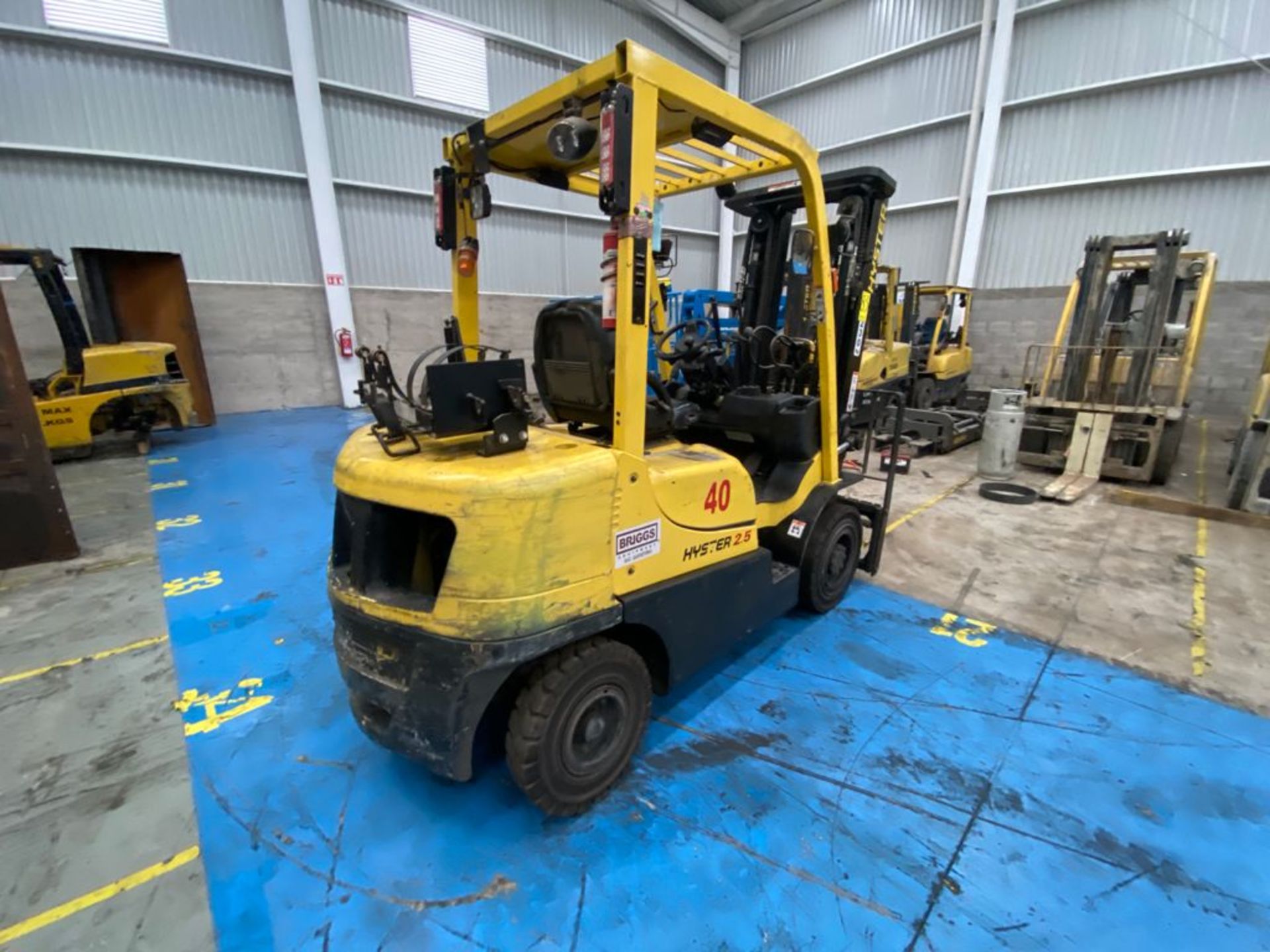 Hyster Forklift, Model H2.5XT, S/N D466R01902N, Year 2015, 5000 lb capacity - Image 22 of 44