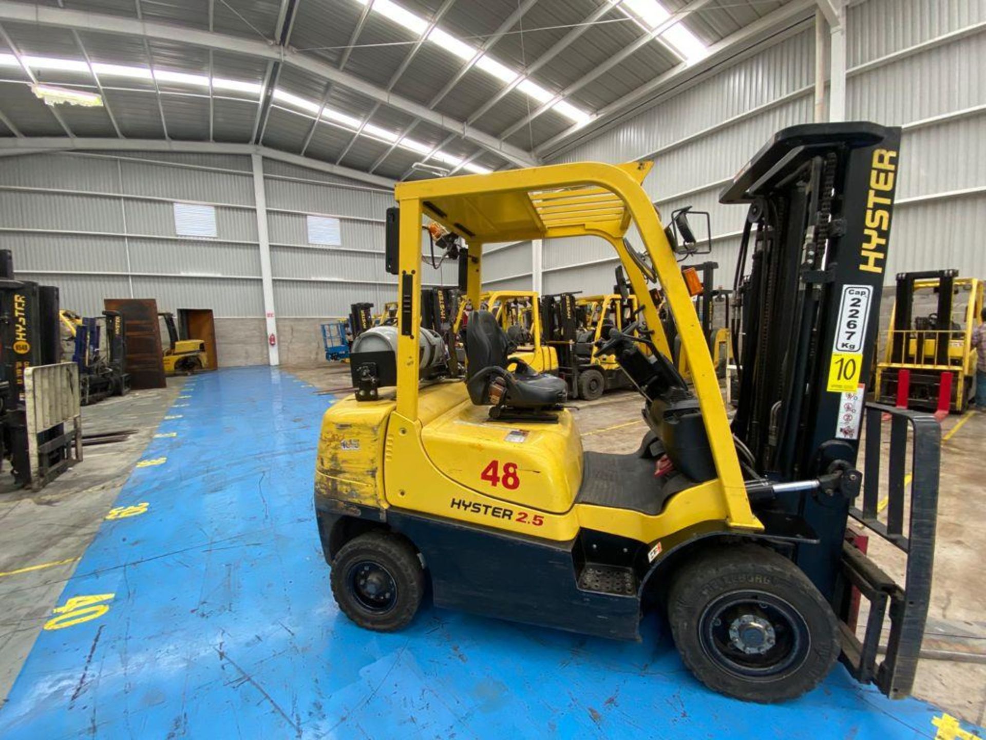 Hyster Forklift, Model H2.5XT, S/N D466R03287P, Year 2016, 5000 lb capacity - Image 7 of 48