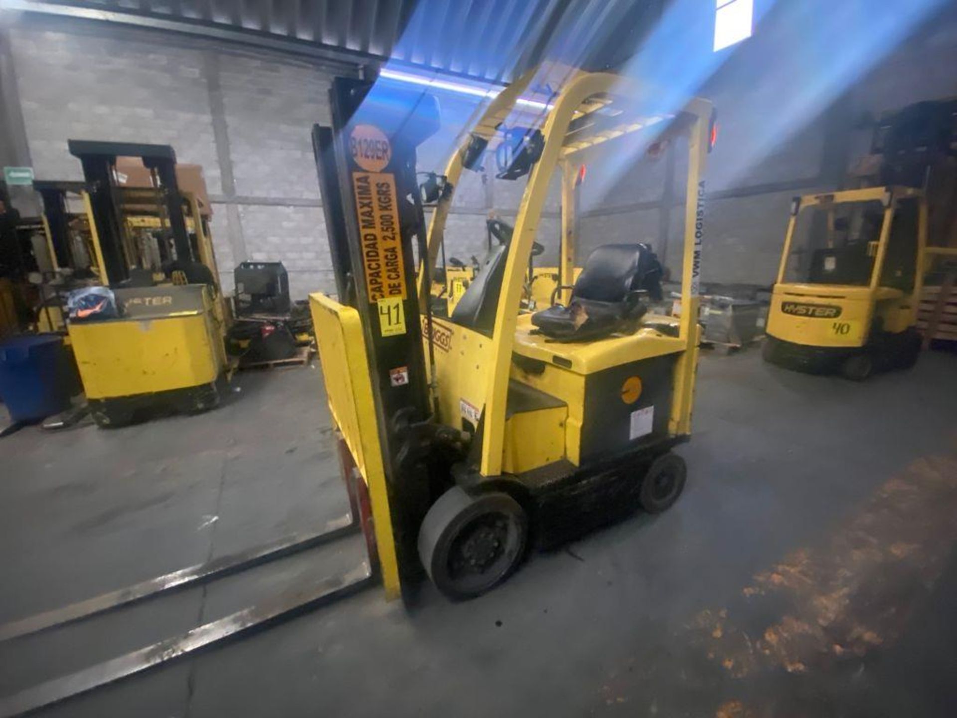 Hyster Electric Forklift, Model E50XN, S/N A268N20328P, Year 2016, 4700 lb capacity