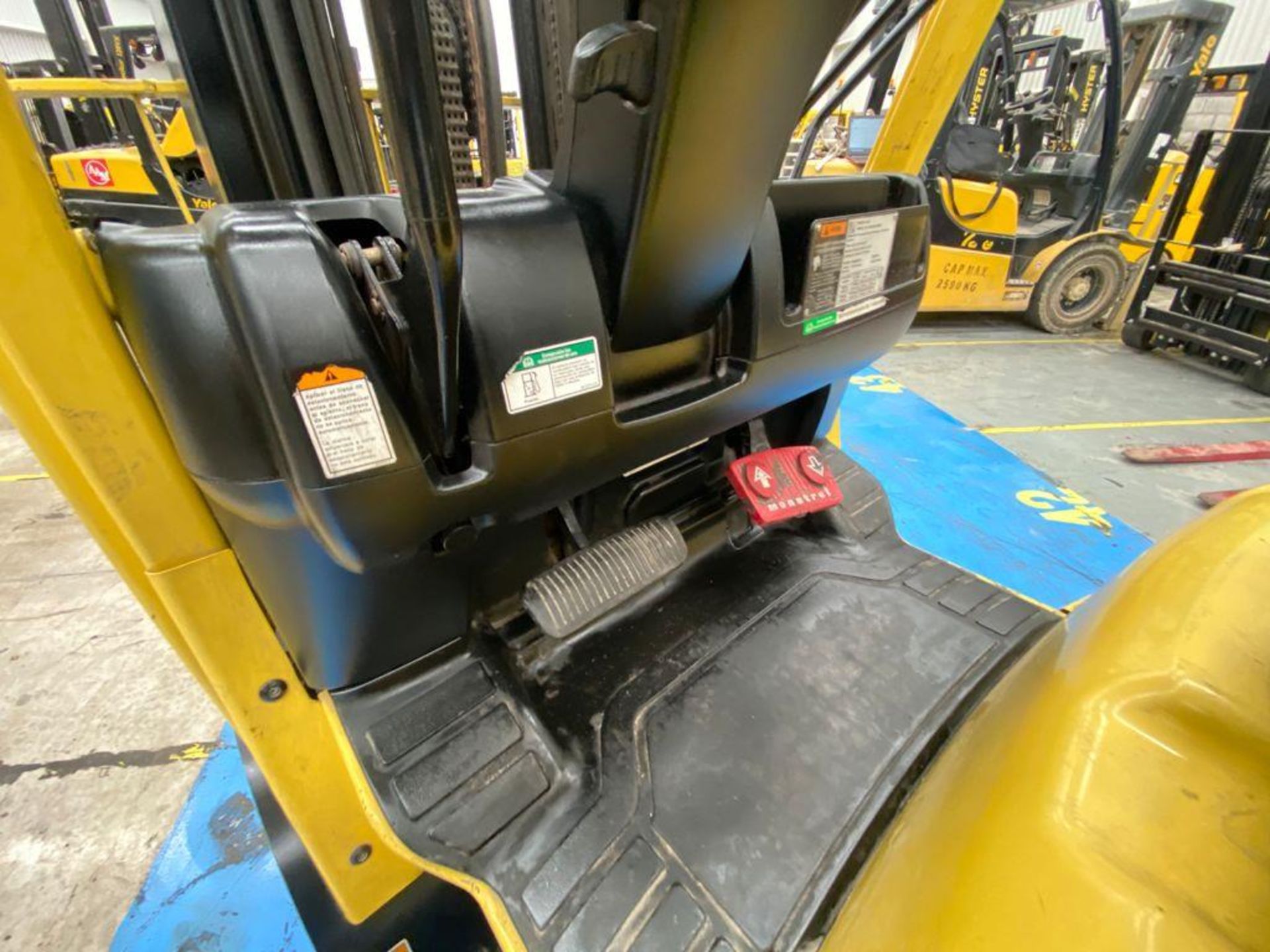 Hyster Forklift, Model S60FT, S/N H187V06608P, Year 2016, 5700 lb capacity - Image 23 of 42