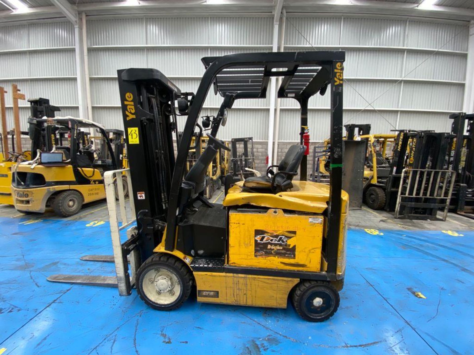 Yale Electric Forklift, Model ERC060VGN36TE088, S/N A968N17883R, Year 2017, 5800 lb capacity - Image 15 of 41