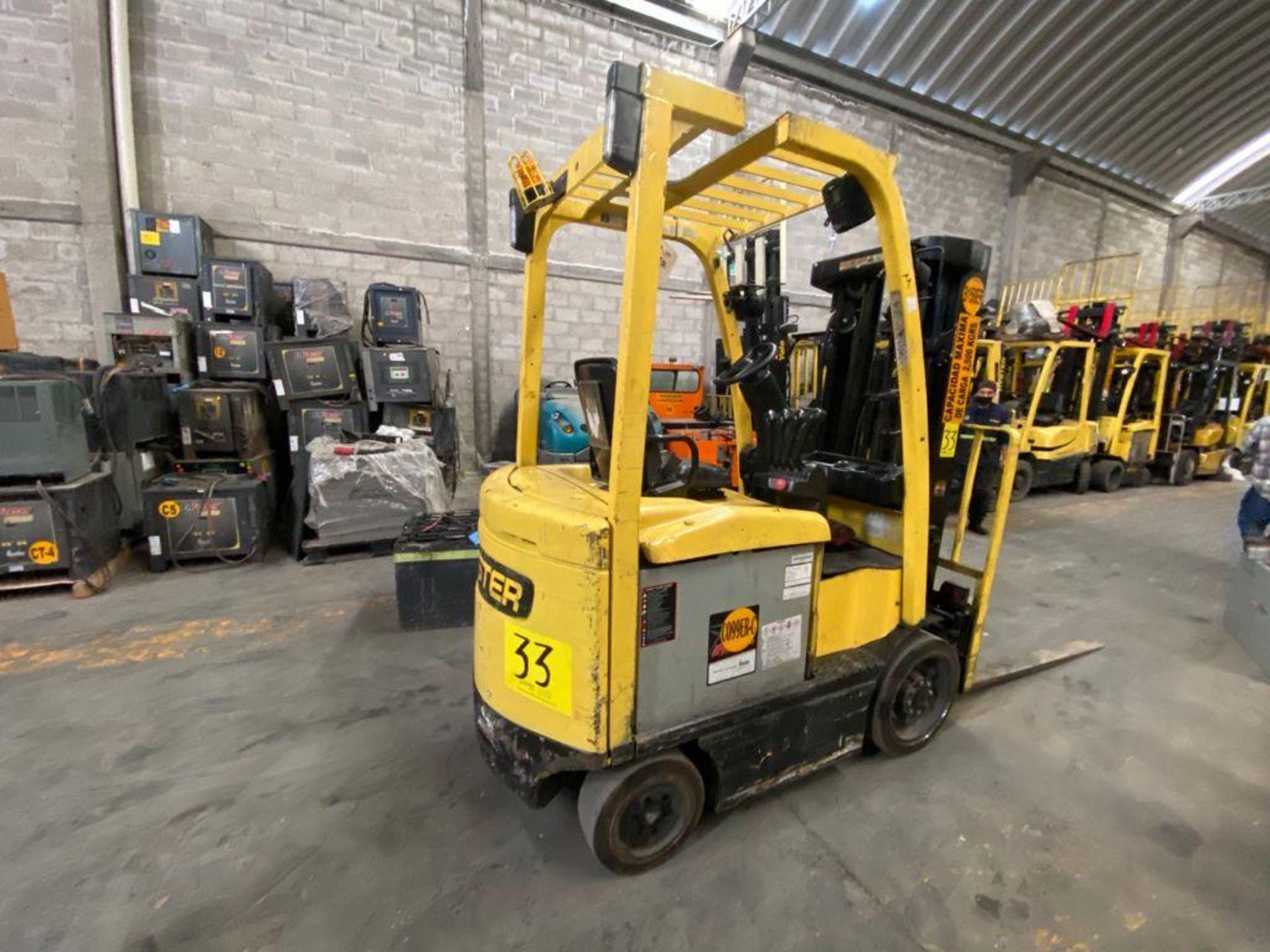 Hyster Electric Forklift, Model E50XN, S/N A268N20431P, Year 2016, 4700 lb capacity - Image 10 of 32