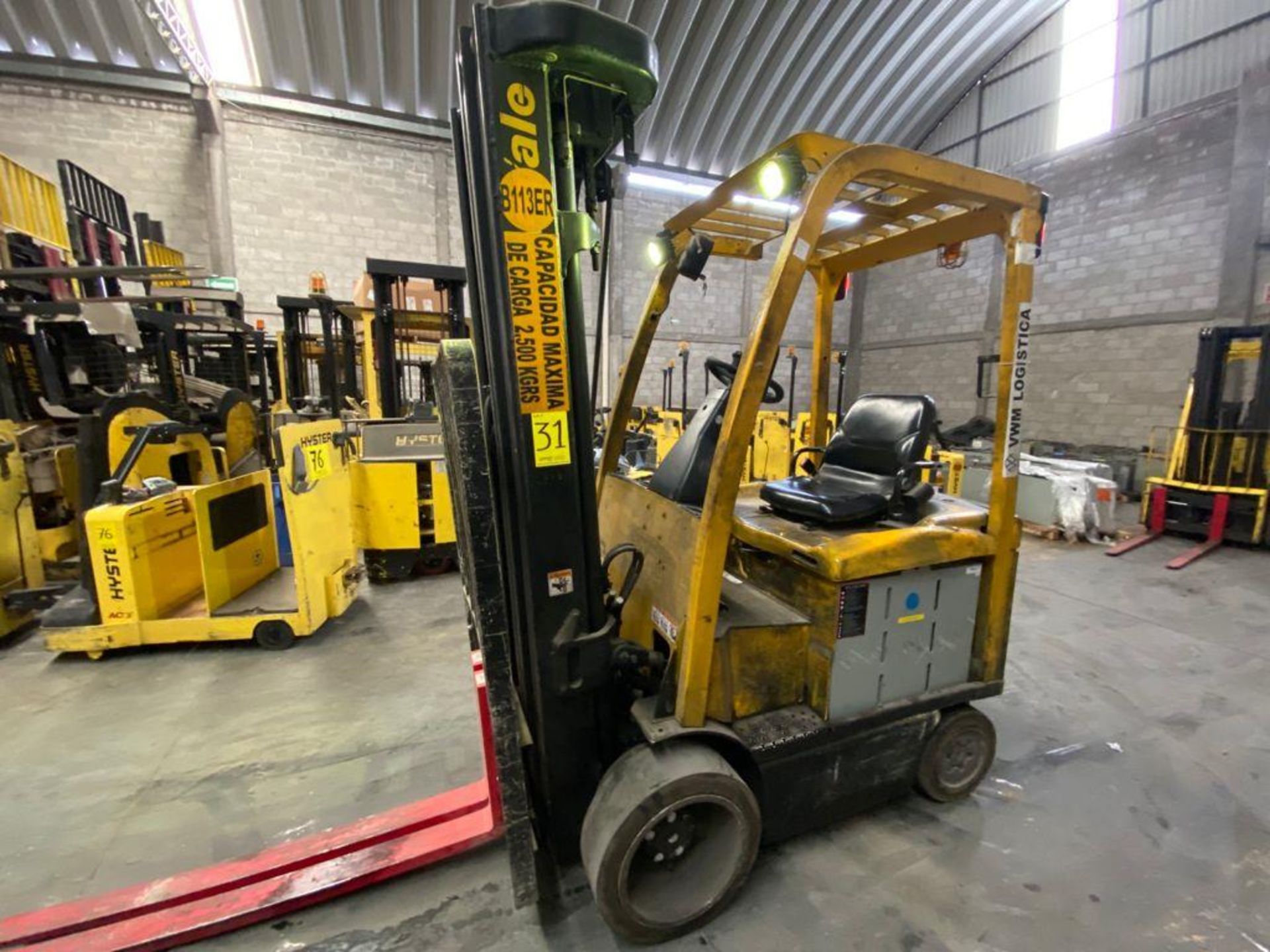 Hyster Electric Forklift, Model E50XN, S/N A268N20454P, Year 2016, 4750 lb capacity - Image 3 of 31