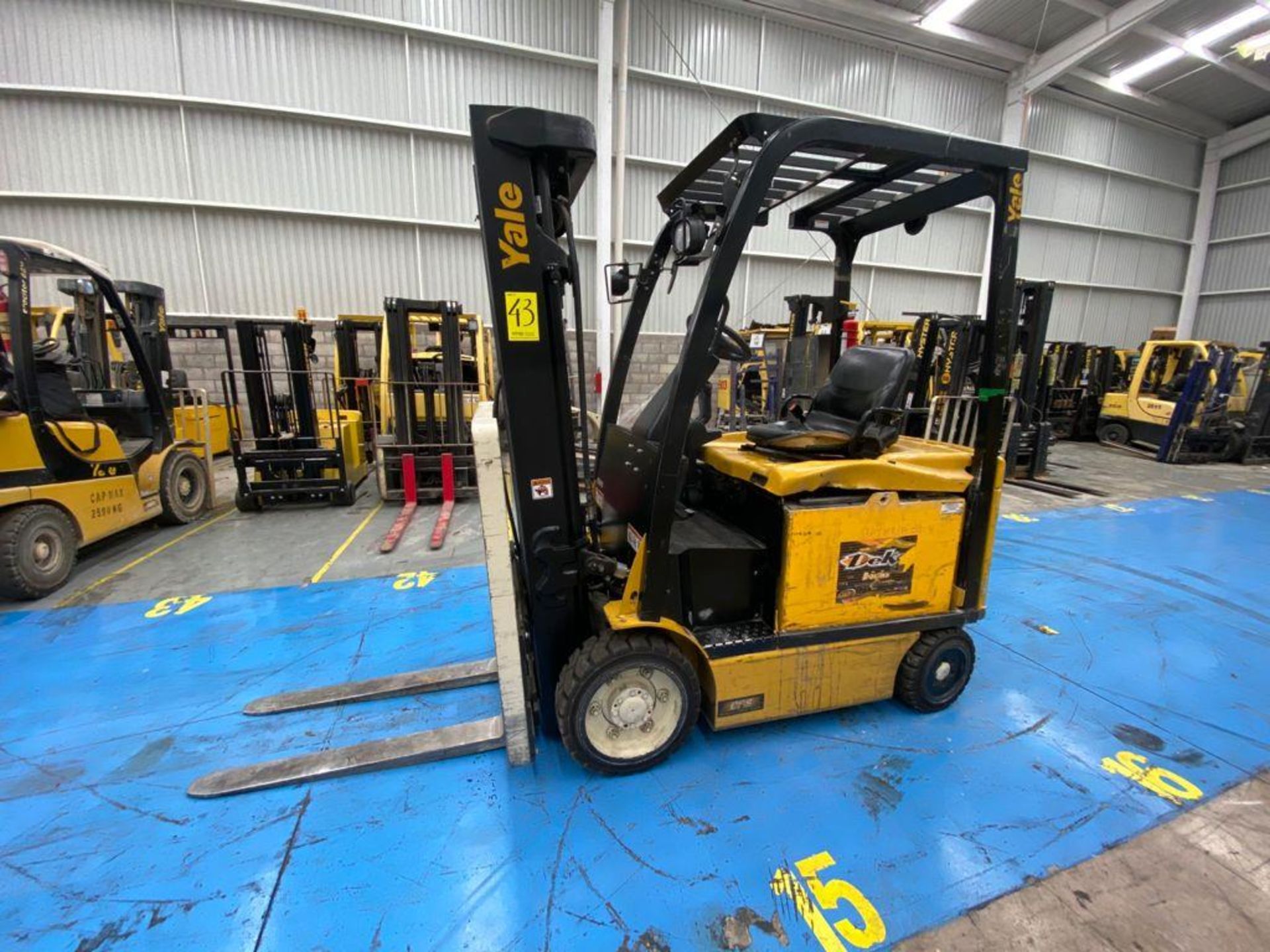 Yale Electric Forklift, Model ERC060VGN36TE088, S/N A968N17883R, Year 2017, 5800 lb capacity - Image 2 of 41