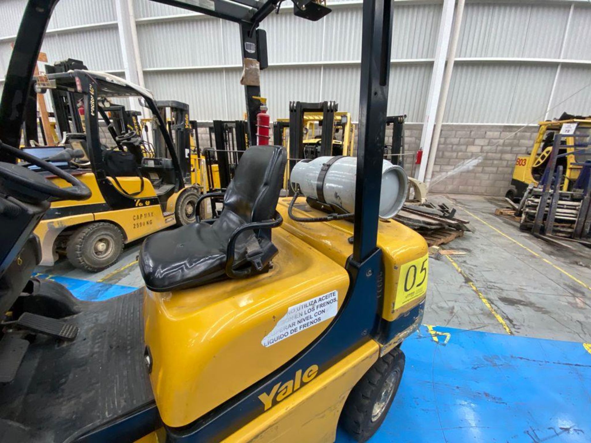Yale Forklift, Model GP050MX, S/N A390V07349S, Year 2018, 4800 lb capacity - Image 14 of 33