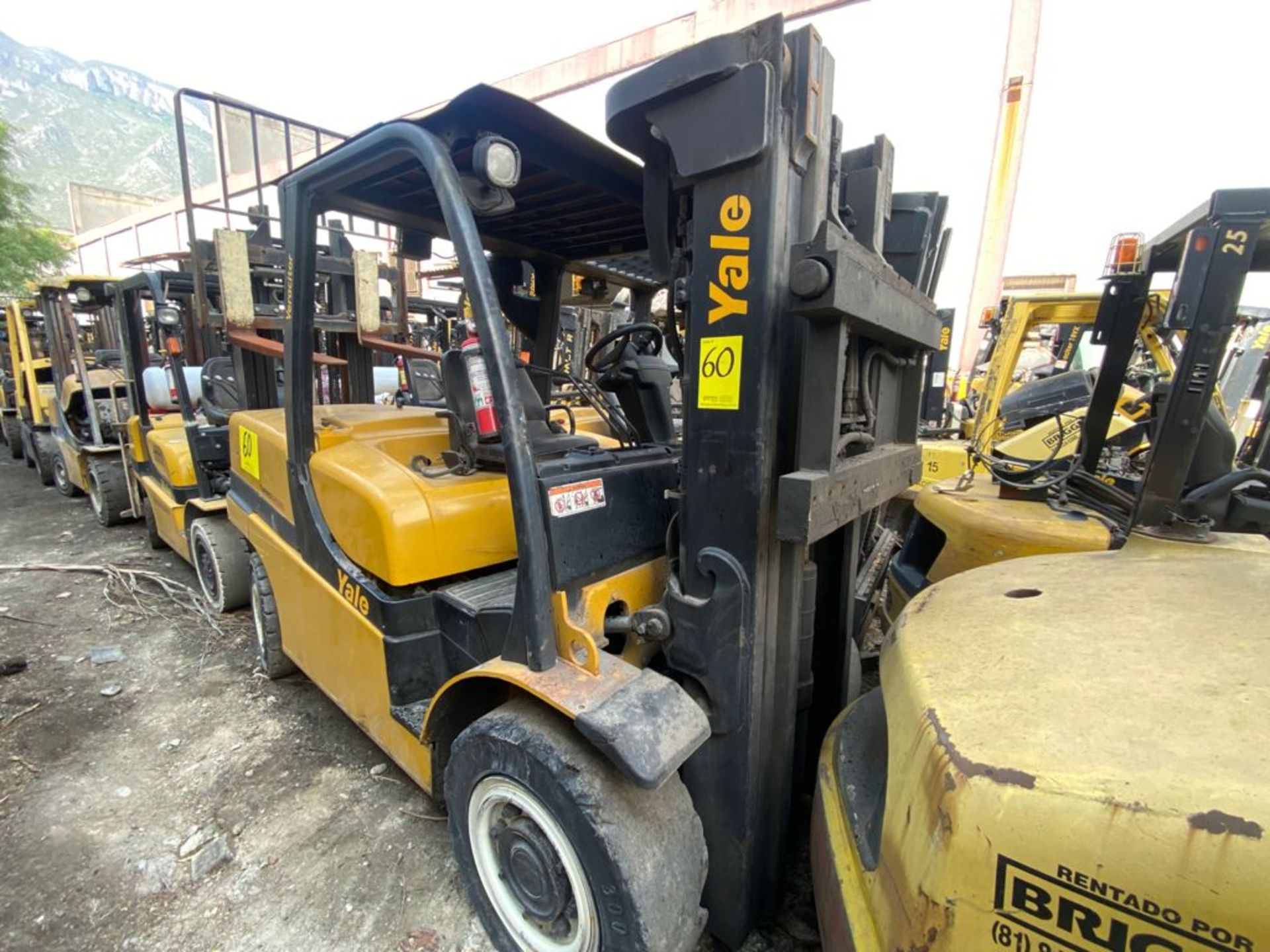 Yale Forklift, Model GDP120VXNHGE086, S/N K813V02007P, Year 2016, 11550 lb capacity - Image 5 of 39