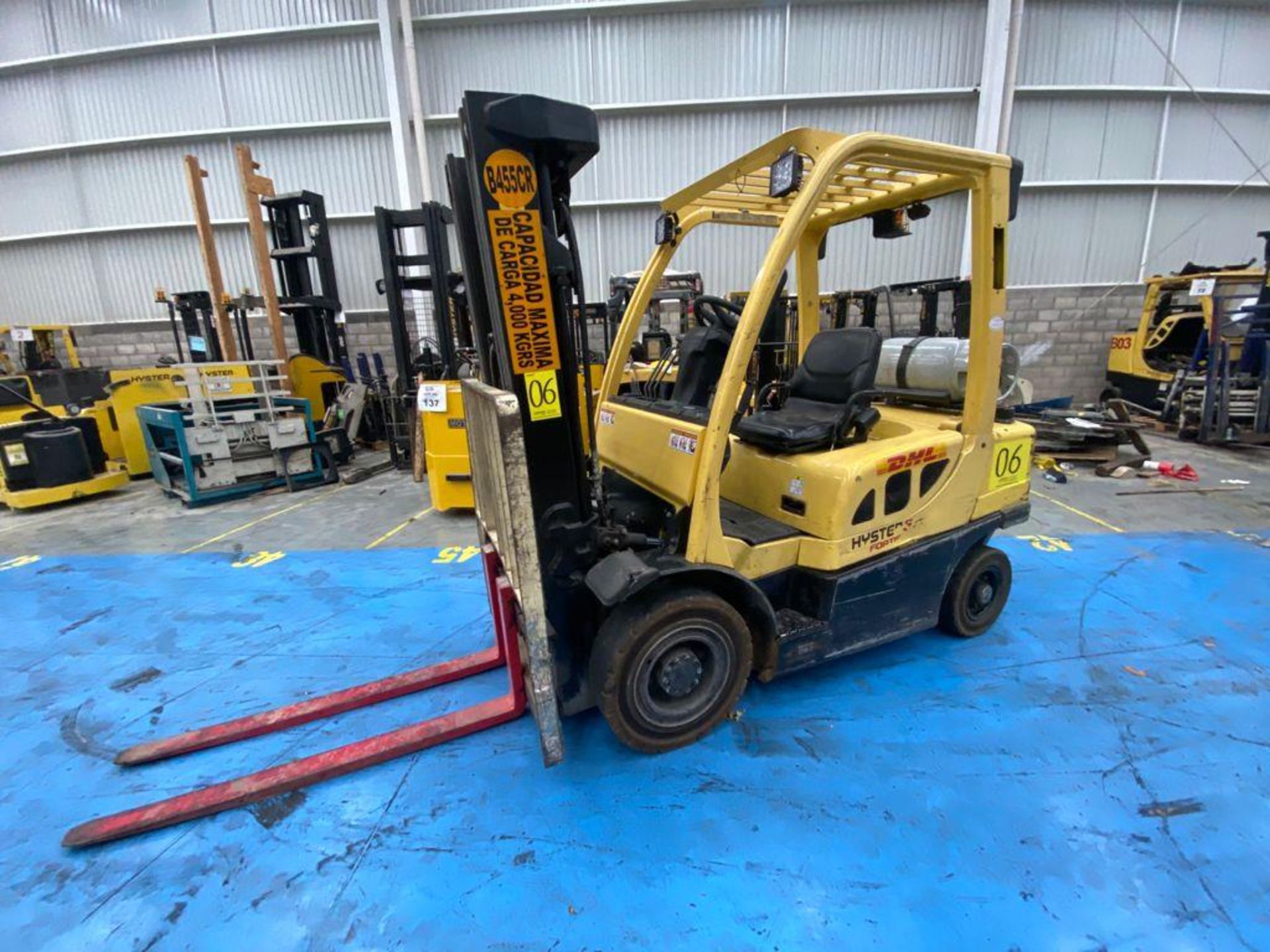 Hyster Forklift, Model H50FT, S/N P177V05164P, Year 2016, 4800 lb capacity