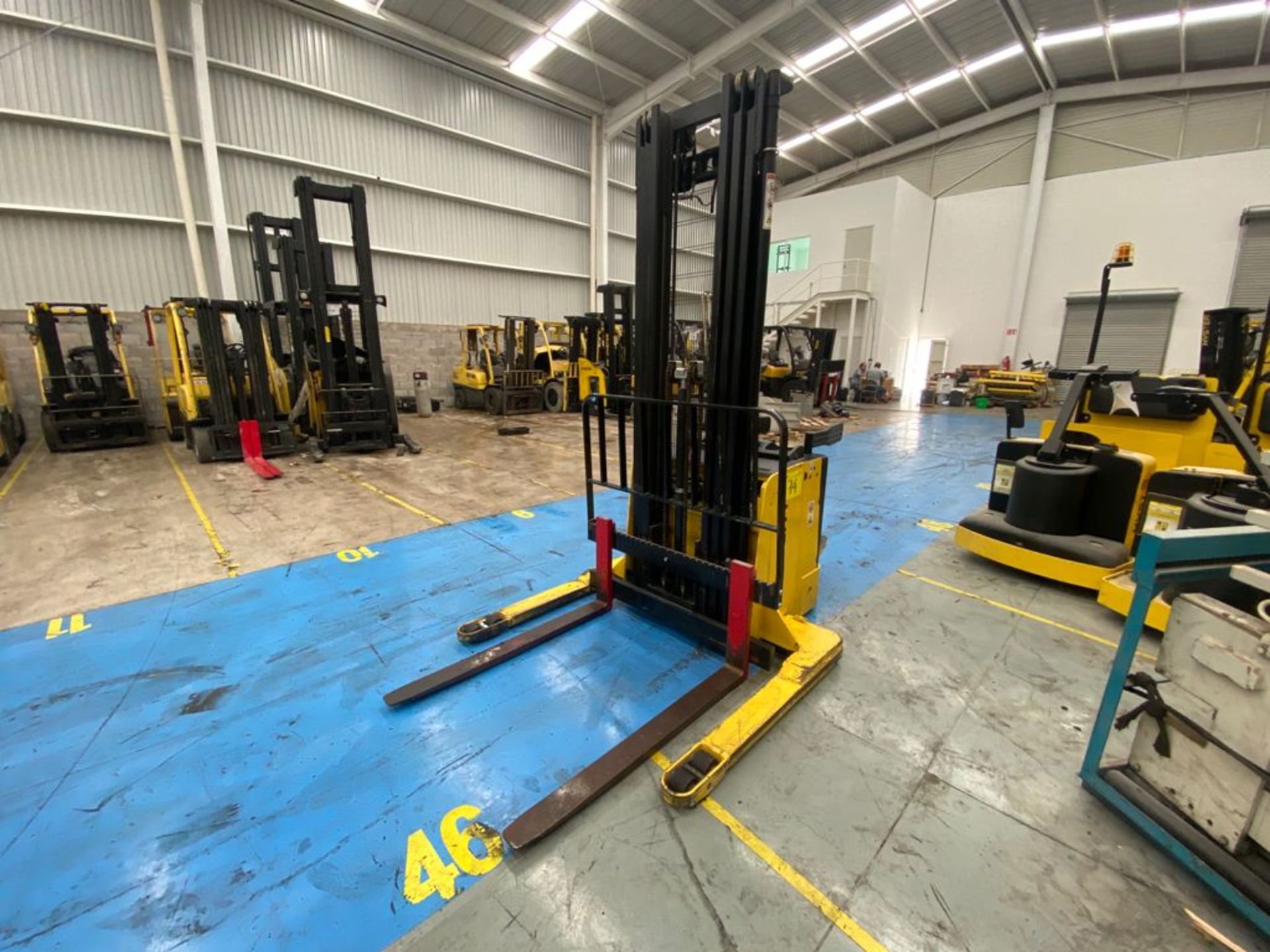 Hyster Electric Platform High Lift Stacker Model S1.5S, SN C442T03146R, Year 2017, 1.5 tons capacity - Image 3 of 34