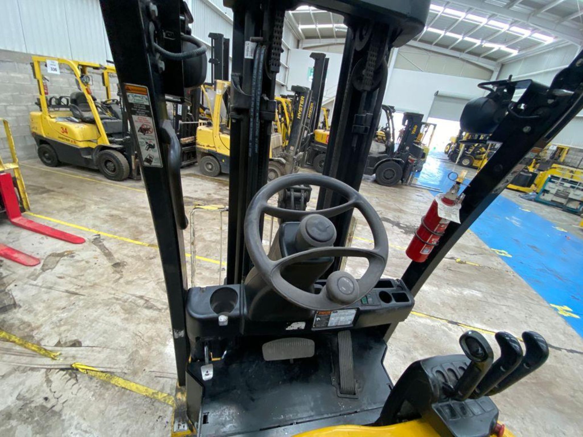 Yale Electric Forklift, Model ERC060VGN36TE088, S/N A968N17882R, Year 2017, 5800 lb capacity - Image 27 of 44