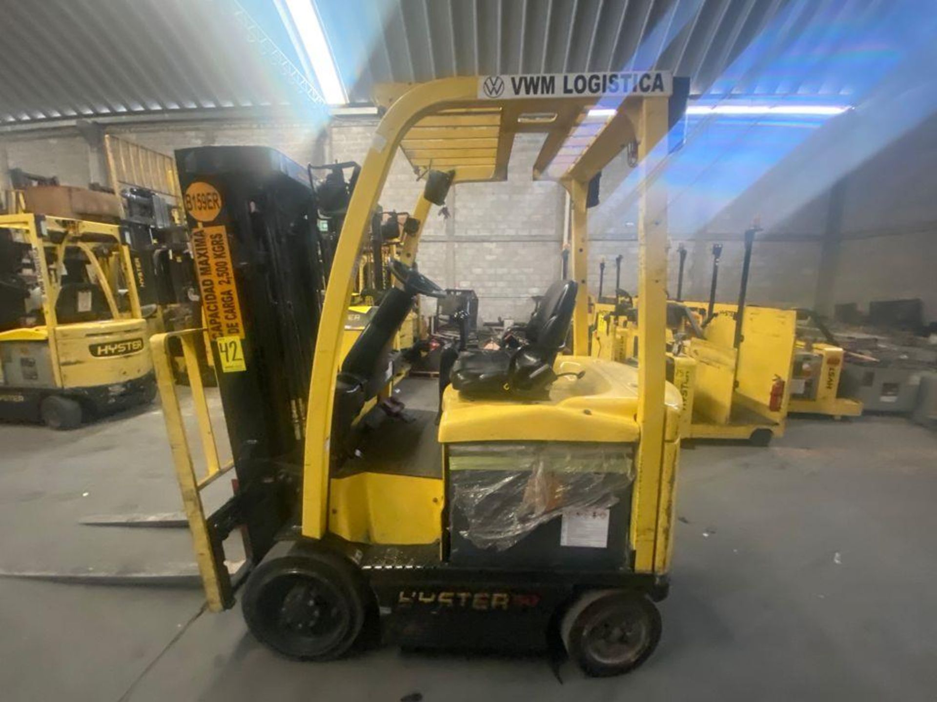 Hyster Electric Forklift, Model E50XN, S/N A268N20432P, Year 2016, 4700 lb capacity - Image 21 of 43