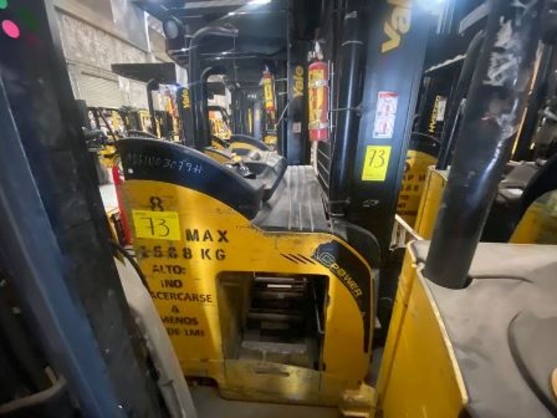 Yale Electric Forklift, Model NDR035EANL36TE157, S/N C861N03079H, Year 2010, 3500 lb capacity - Image 9 of 62