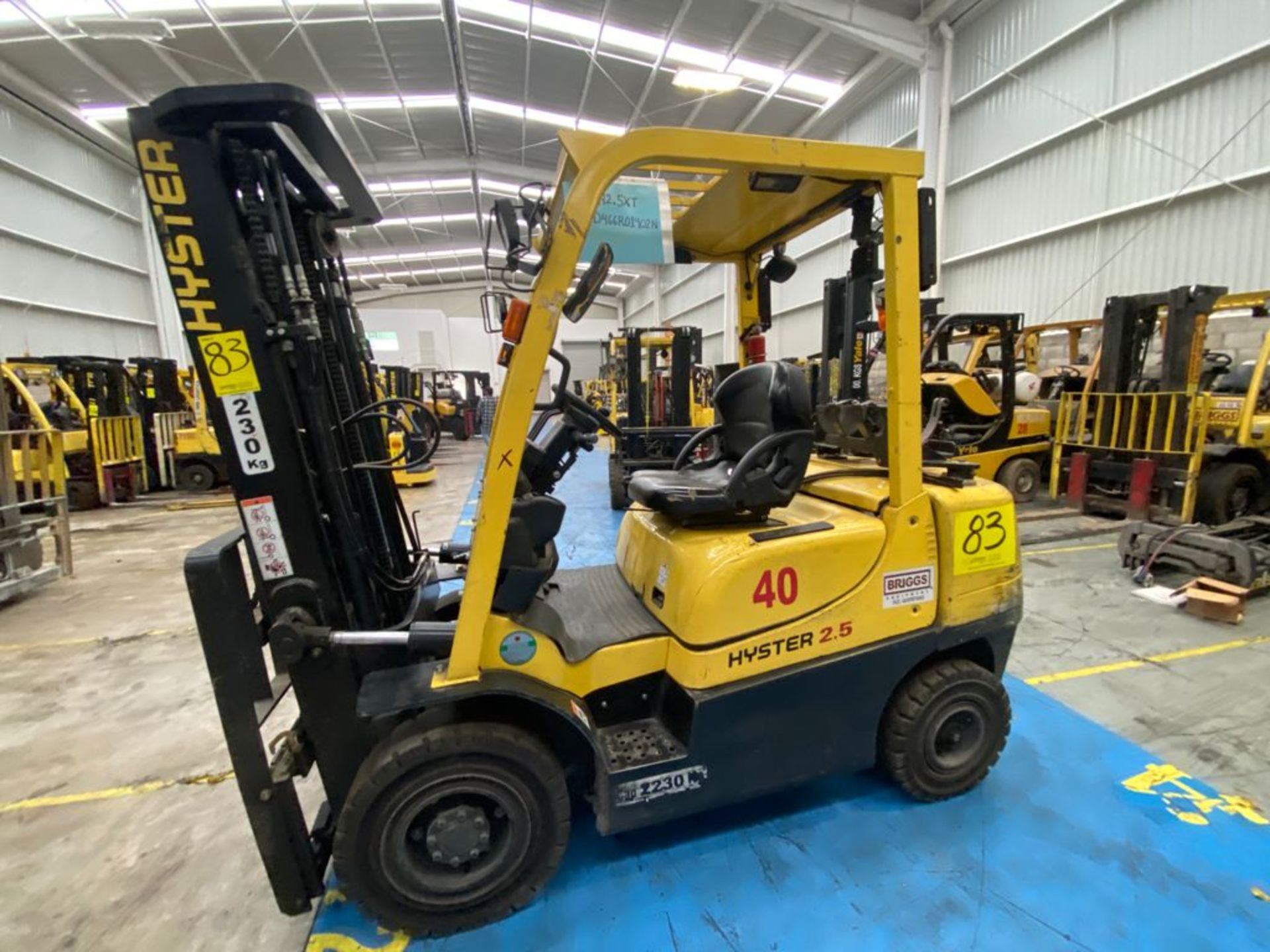 Hyster Forklift, Model H2.5XT, S/N D466R01902N, Year 2015, 5000 lb capacity - Image 17 of 44