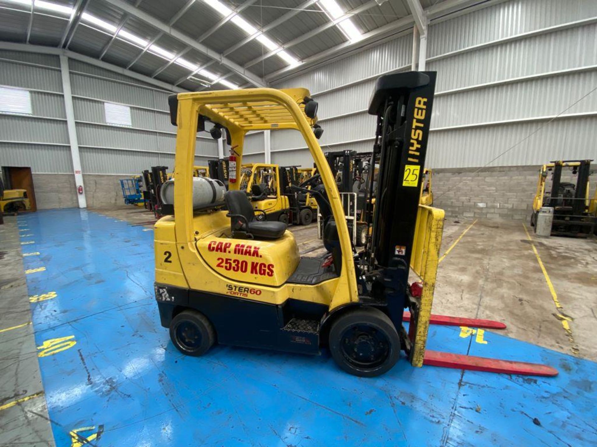 Hyster Forklift, Model S60FT, S/N H187V06608P, Year 2016, 5700 lb capacity - Image 7 of 42