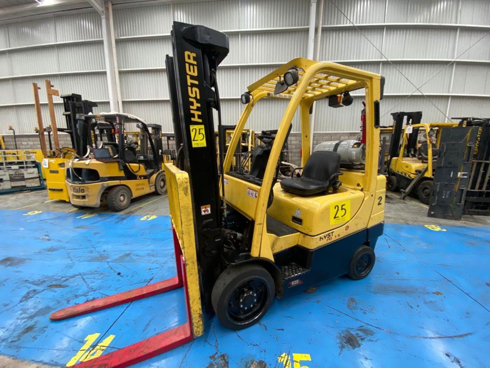 Hyster Forklift, Model S60FT, S/N H187V06608P, Year 2016, 5700 lb capacity