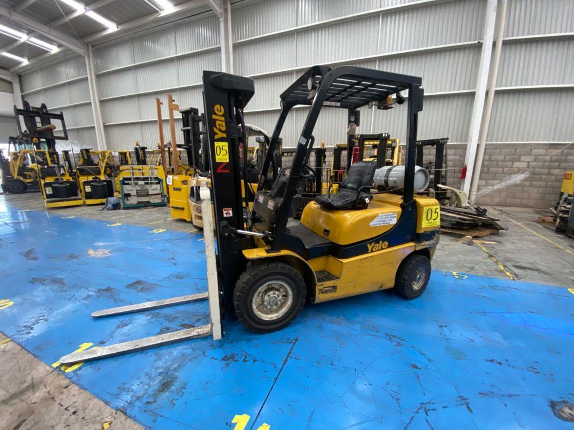 Yale Forklift, Model GP050MX, S/N A390V07349S, Year 2018, 4800 lb capacity