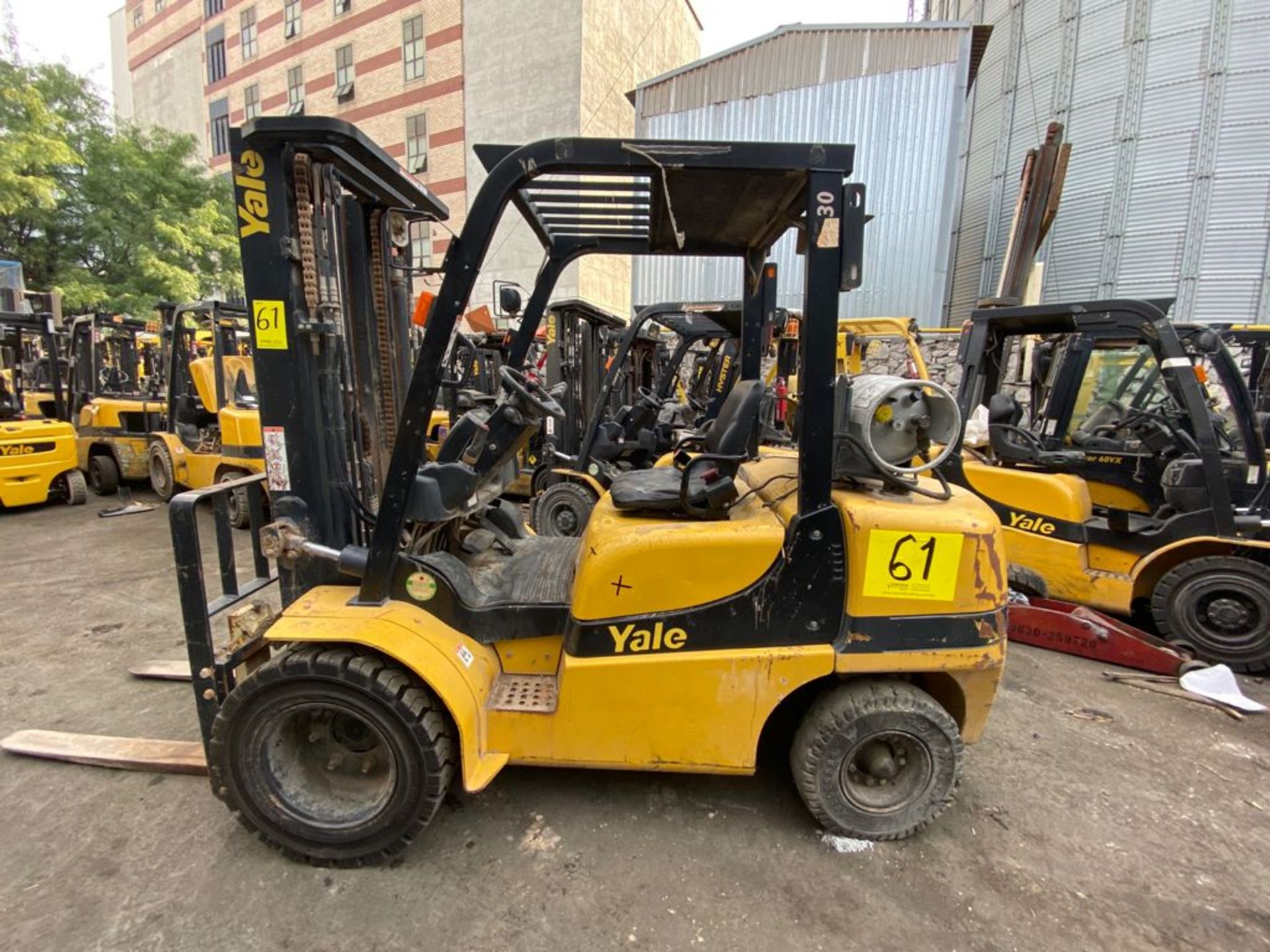 Yale Forklift, Model GLP30MX, S/N D871R01969P, Year 2016, 6000 lb capacity - Image 3 of 40