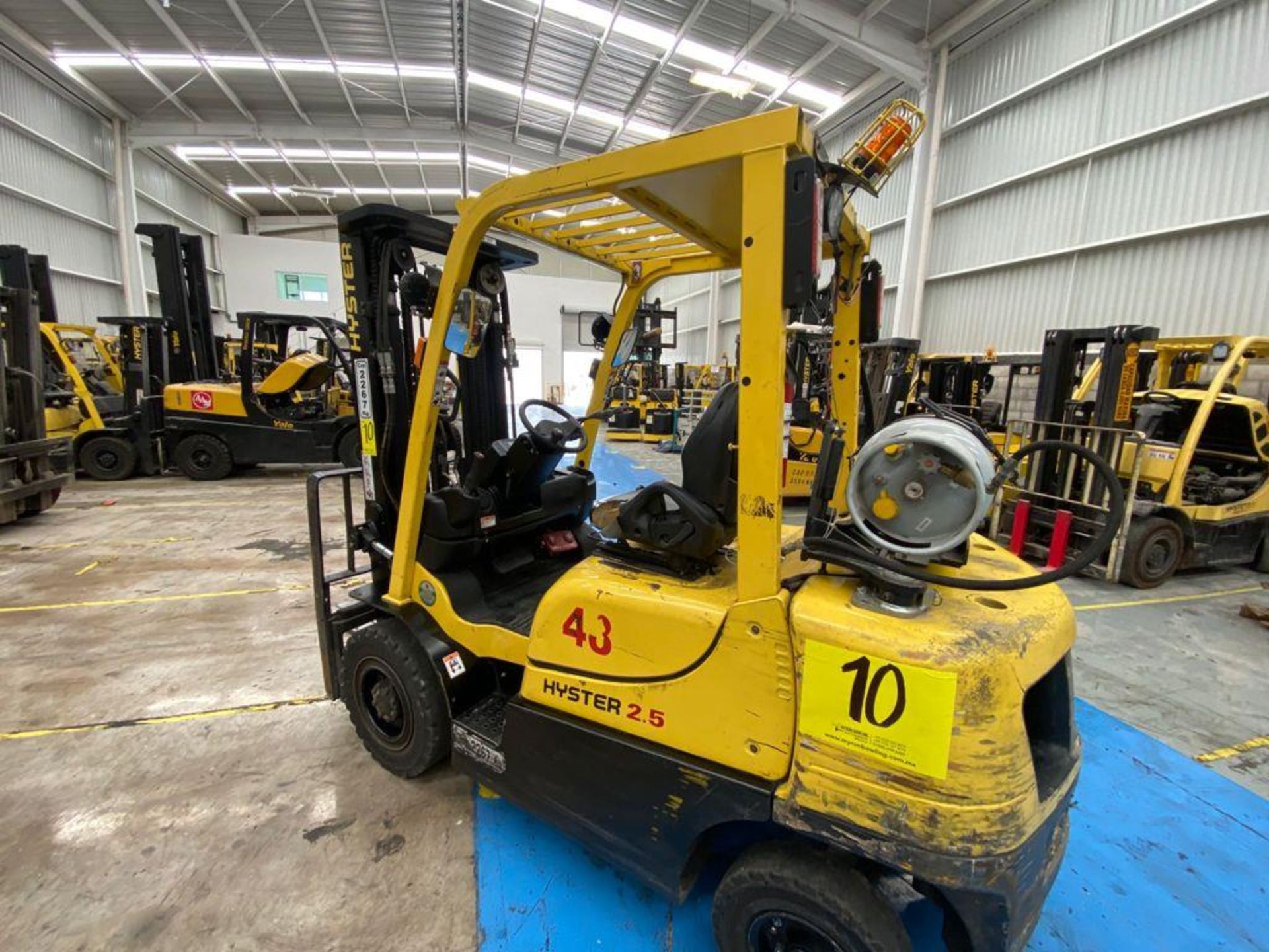 Hyster Forklift, Model H2.5XT, S/N D466R03287P, Year 2016, 5000 lb capacity - Image 24 of 48