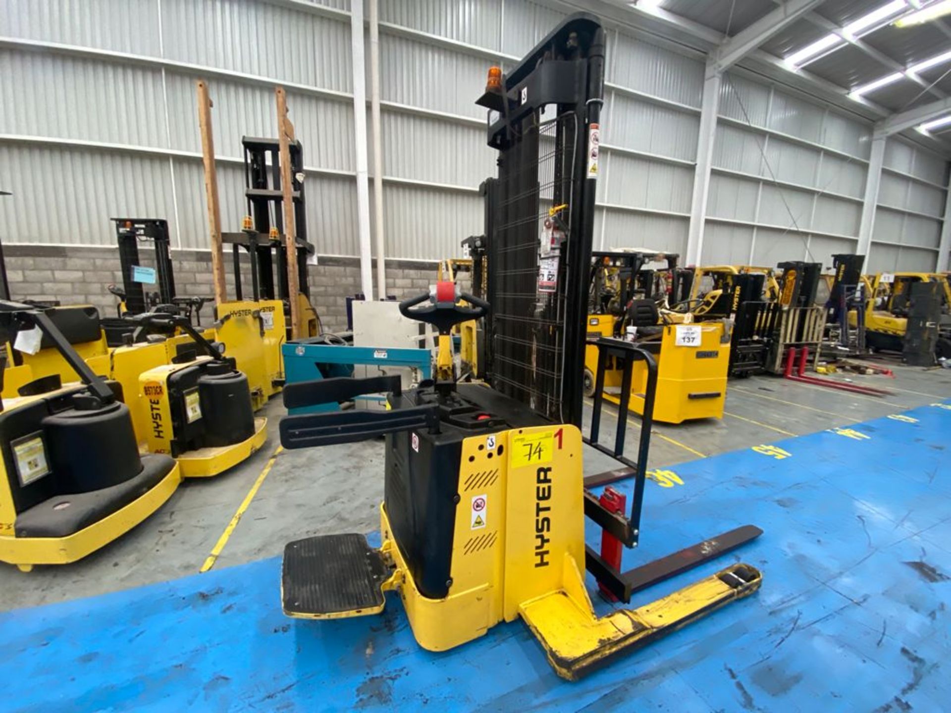 Hyster Electric Platform High Lift Stacker Model S1.5S, SN C442T03146R, Year 2017, 1.5 tons capacity - Image 28 of 34