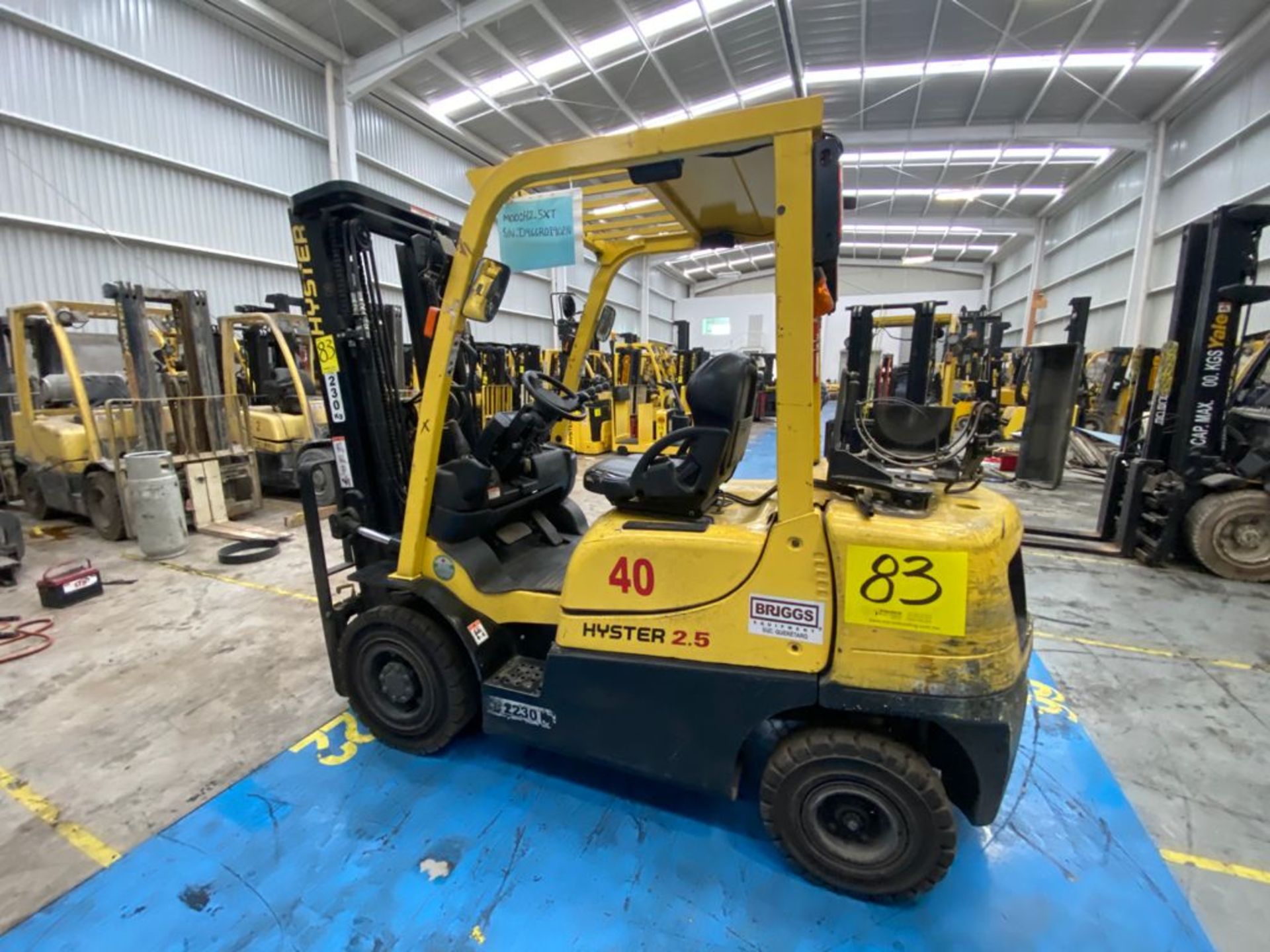 Hyster Forklift, Model H2.5XT, S/N D466R01902N, Year 2015, 5000 lb capacity - Image 16 of 44