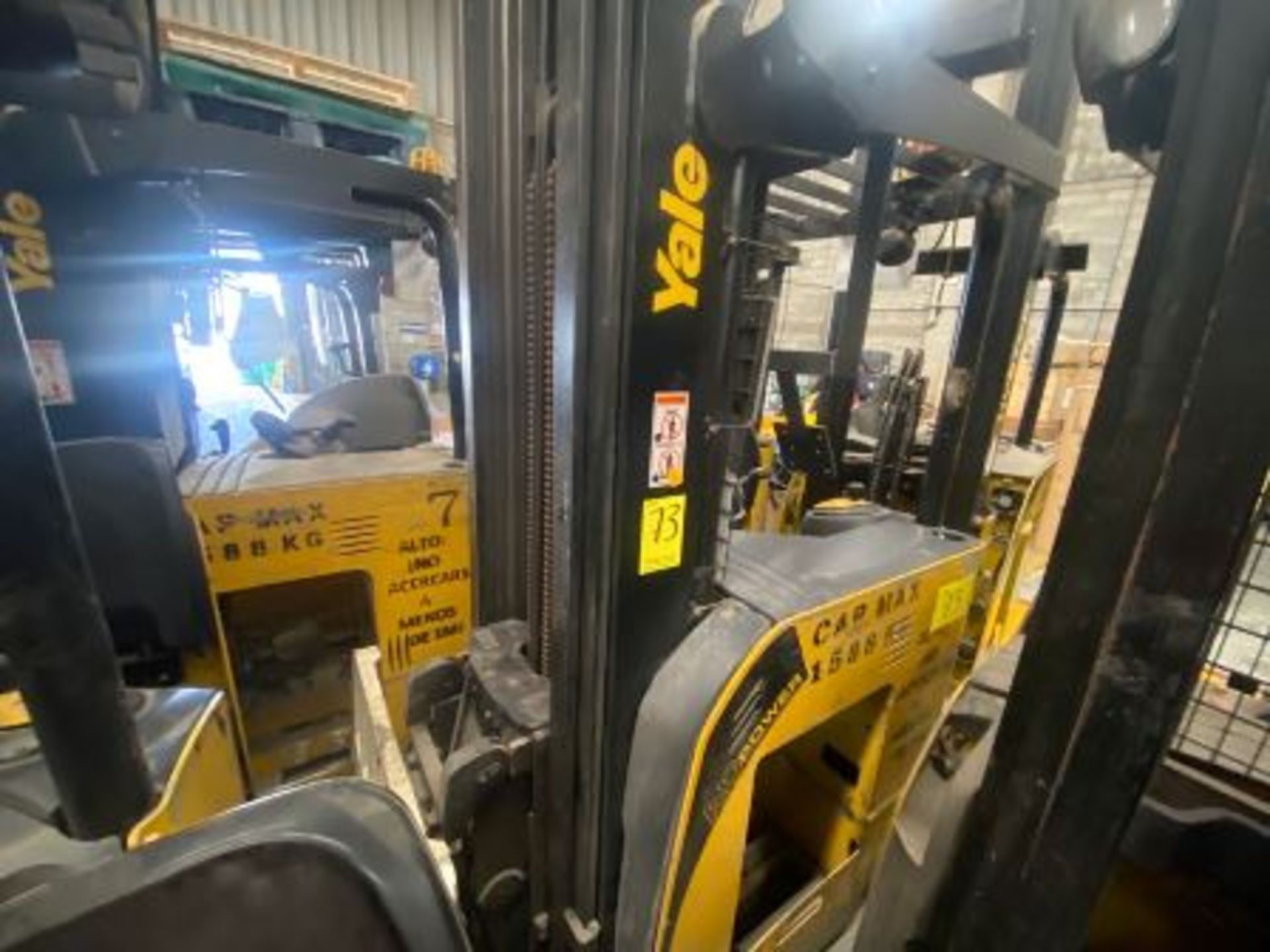 Yale Electric Forklift, Model NDR035EANL36TE157, S/N C861N03079H, Year 2010, 3500 lb capacity - Image 26 of 62