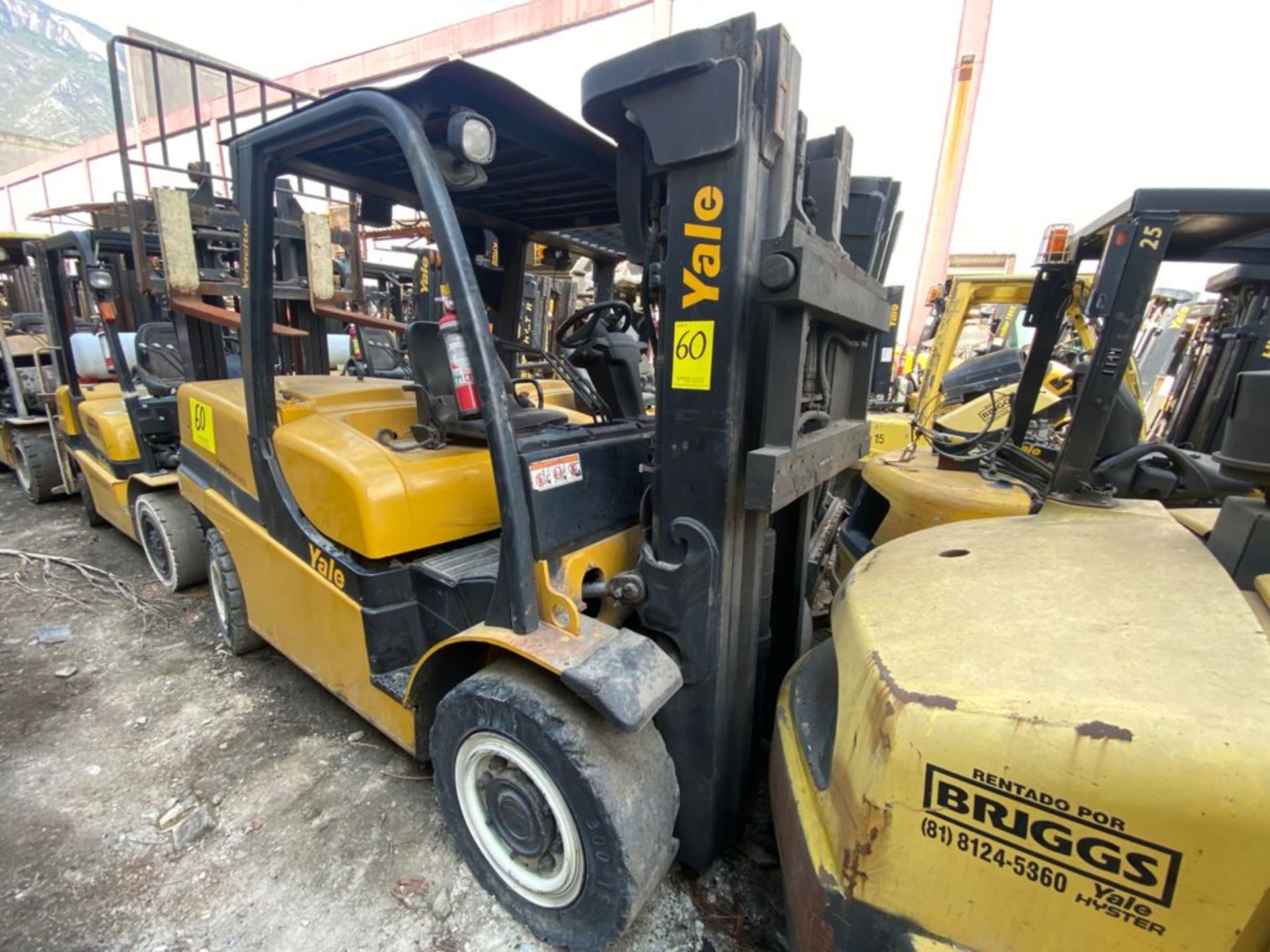 Yale Forklift, Model GDP120VXNHGE086, S/N K813V02007P, Year 2016, 11550 lb capacity - Image 11 of 39