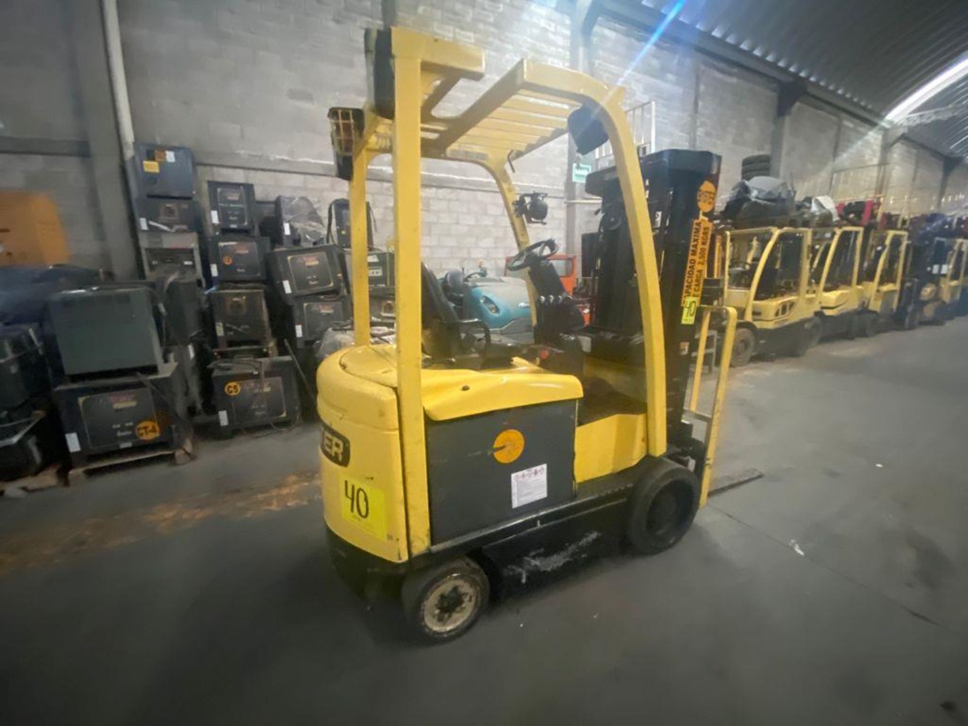 Hyster Electric Forklift, Model E50XN, S/N A268N20402P, Year 2016, 4700 lb capacity - Image 9 of 30