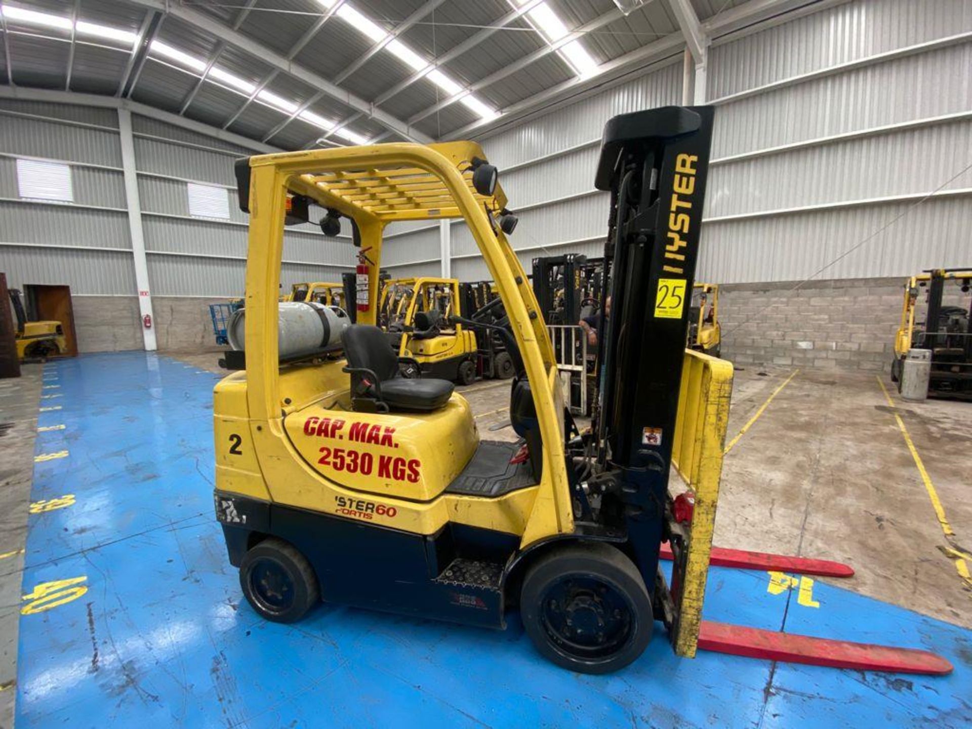 Hyster Forklift, Model S60FT, S/N H187V06608P, Year 2016, 5700 lb capacity - Image 4 of 42