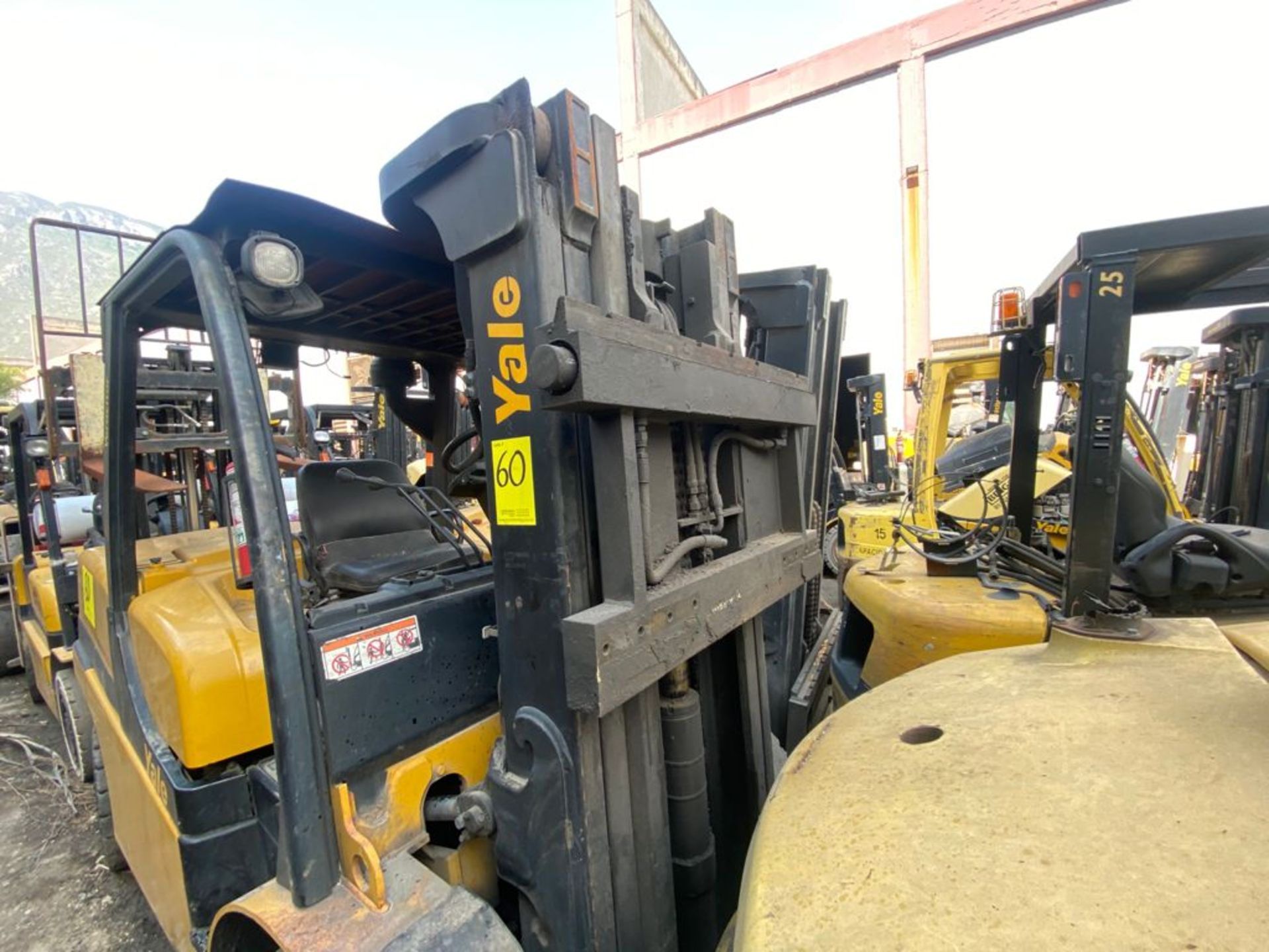 Yale Forklift, Model GDP120VXNHGE086, S/N K813V02007P, Year 2016, 11550 lb capacity - Image 3 of 39